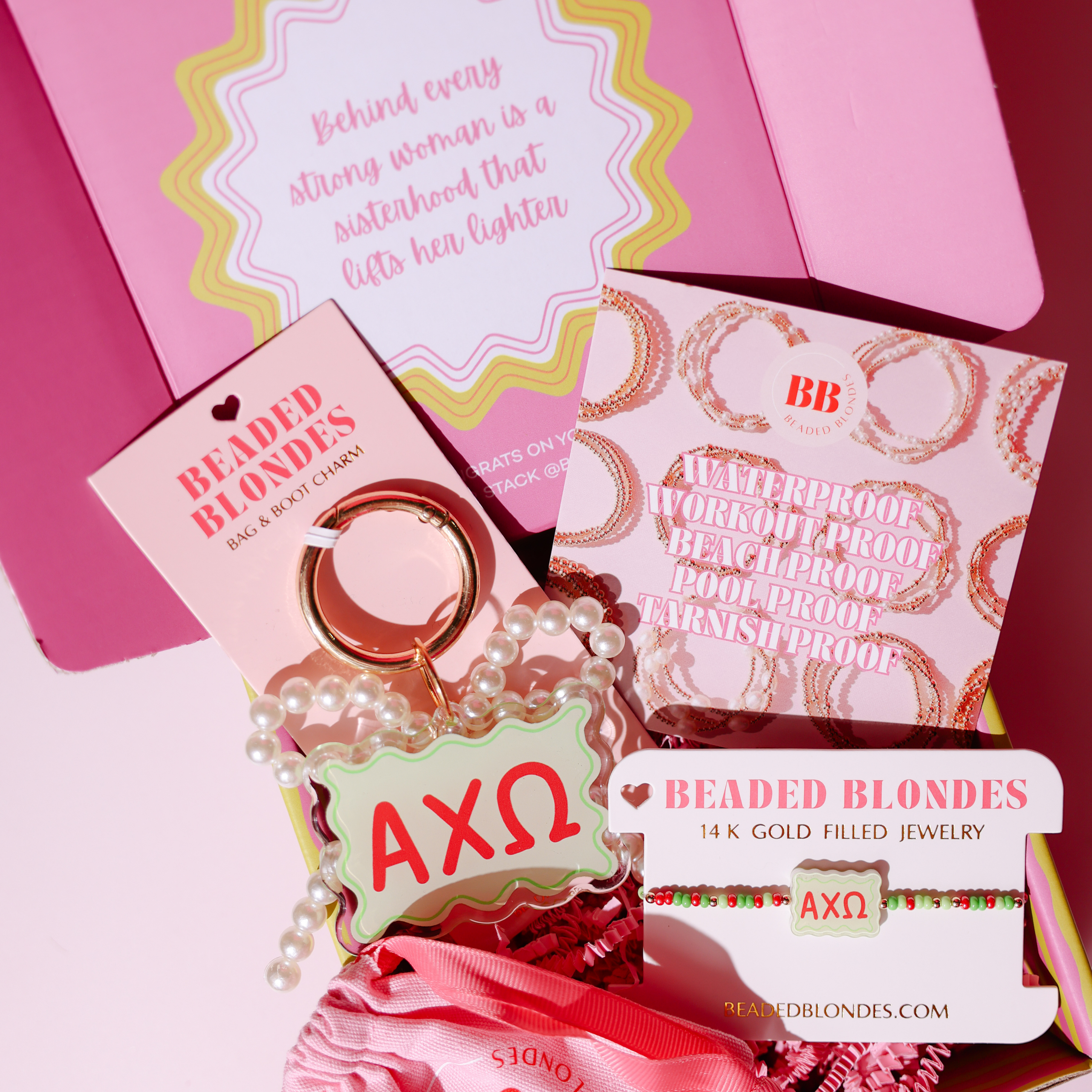 Alpha Chi Omega Sisterhood Stack Box