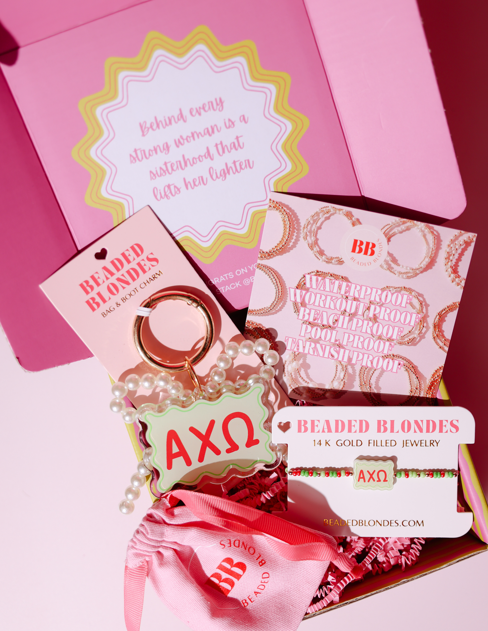 Alpha Chi Omega Sisterhood Stack Box