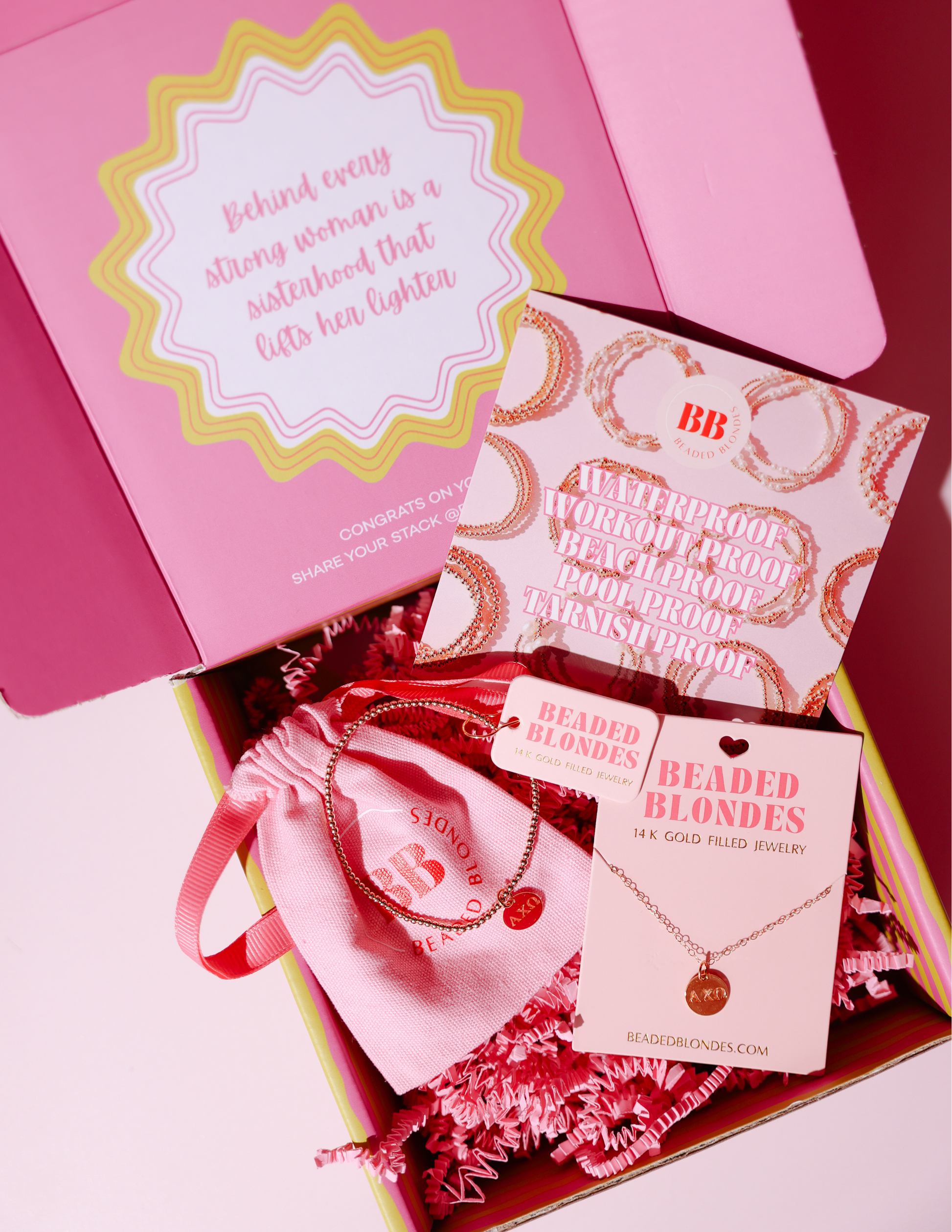 Alpha Chi Omega Sisterhood Stack Box