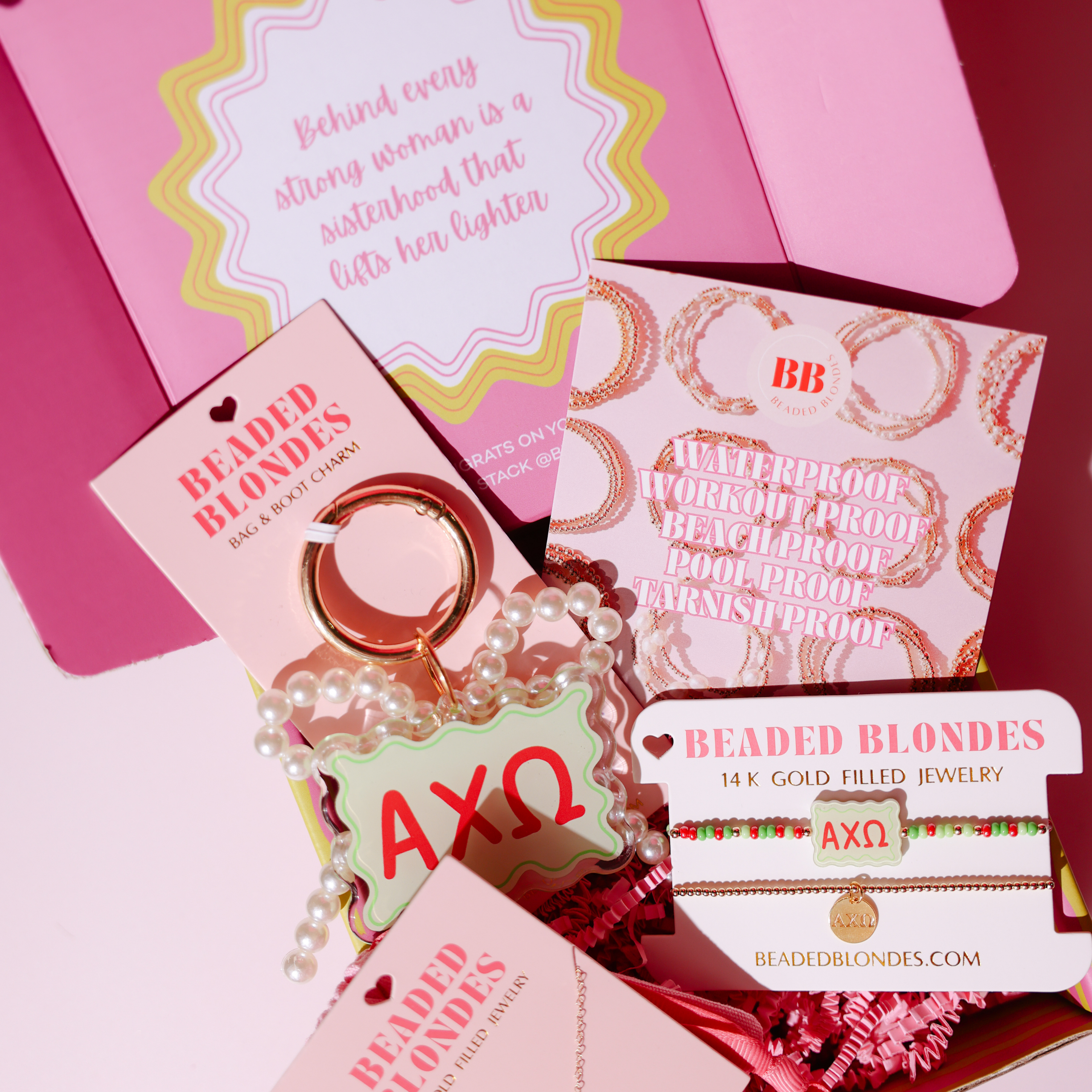 Alpha Chi Omega Sisterhood Stack Box