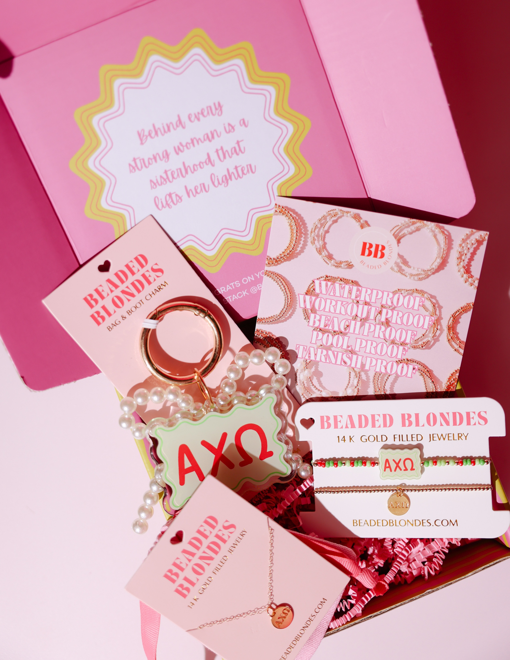 Alpha Chi Omega Sisterhood Stack Box