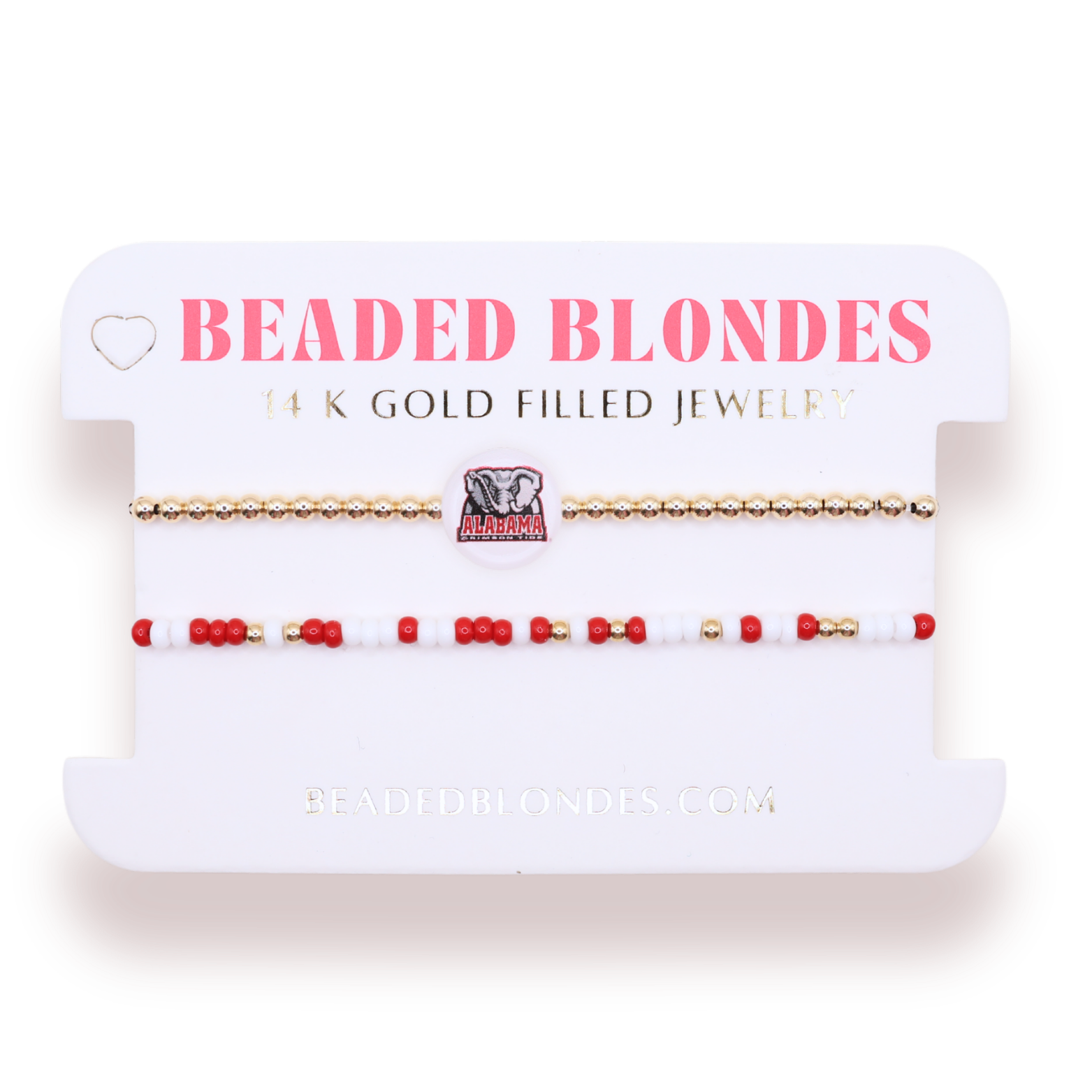 Alabama + Sprinkle Bracelet Stack of 2