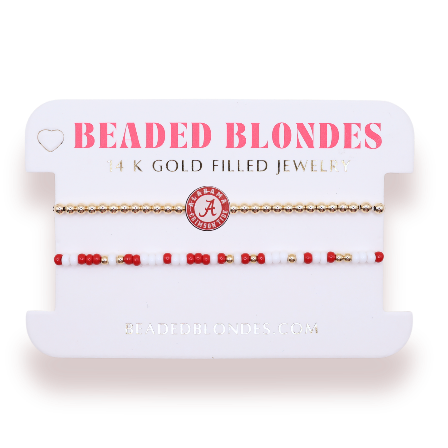 Alabama + Sprinkle Bracelet Stack of 2