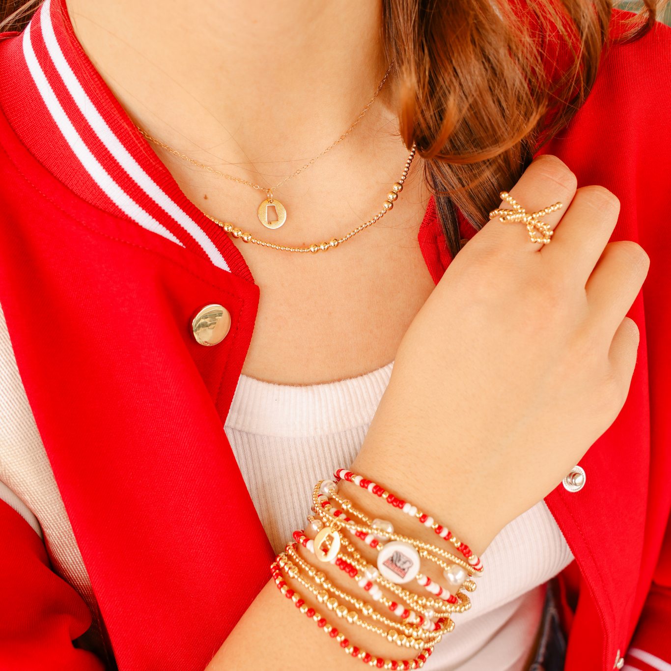 Alabama Logo Flip Bracelet on Color