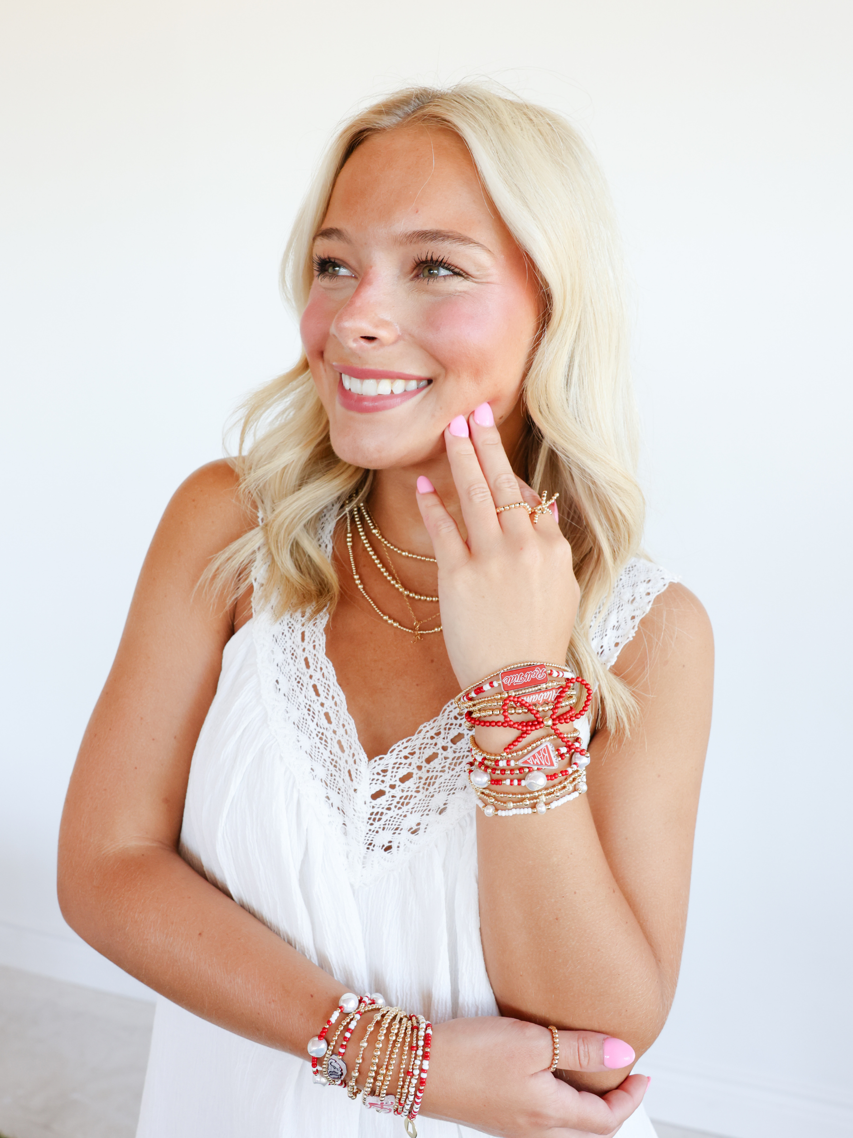 Alabama Logo Charm Bracelet on Color