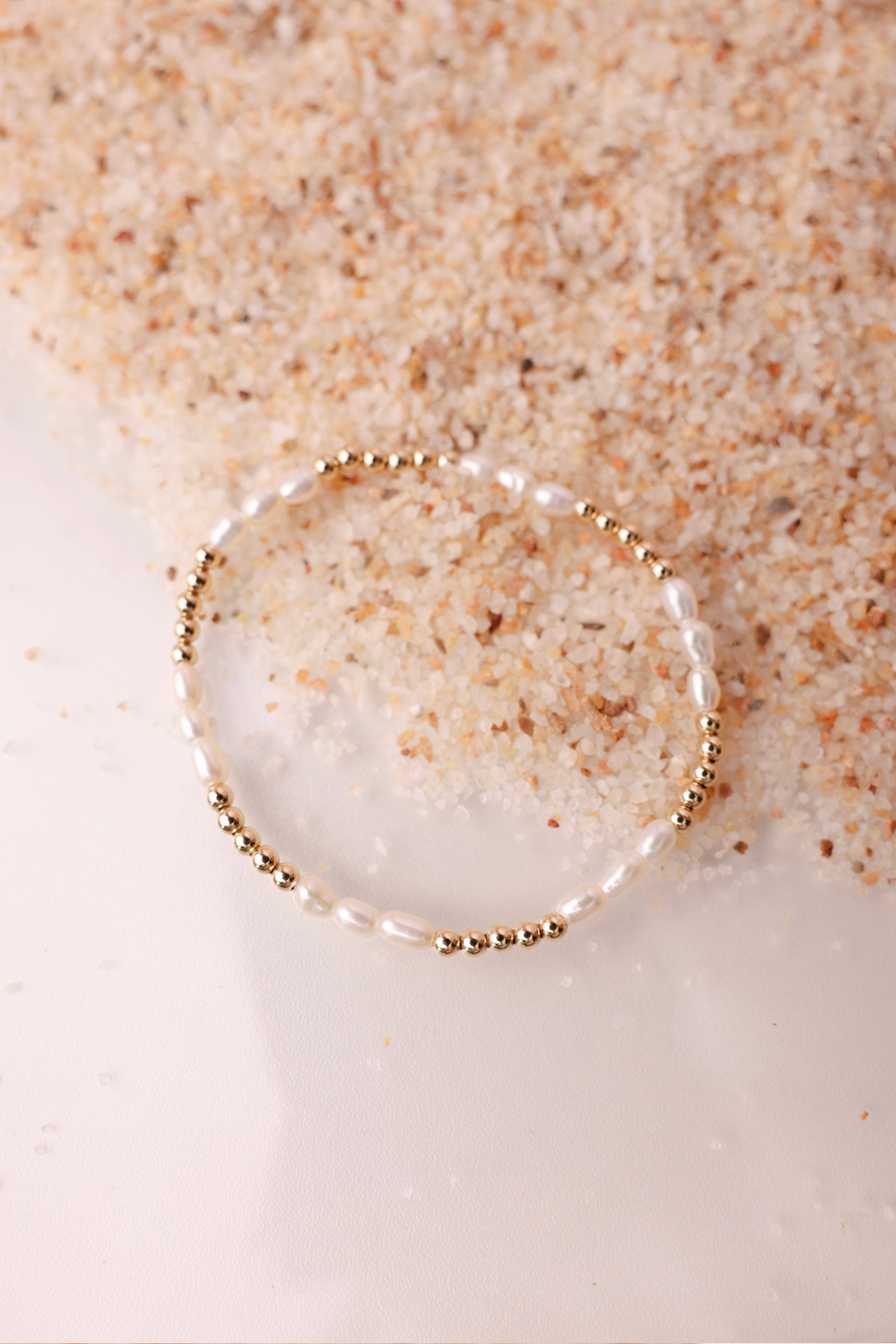 Alli Pearl Bracelet in Gold
