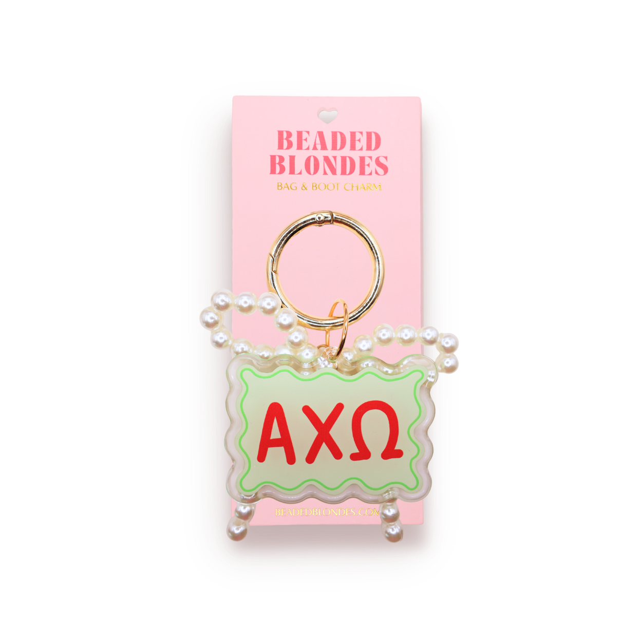 Alpha Chi Omega Bag & Boot Charm