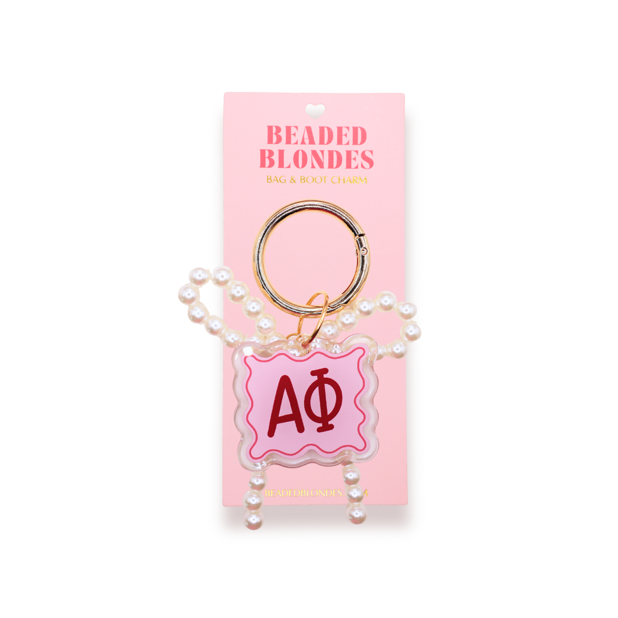Alpha Phi Bag & Boot Charm