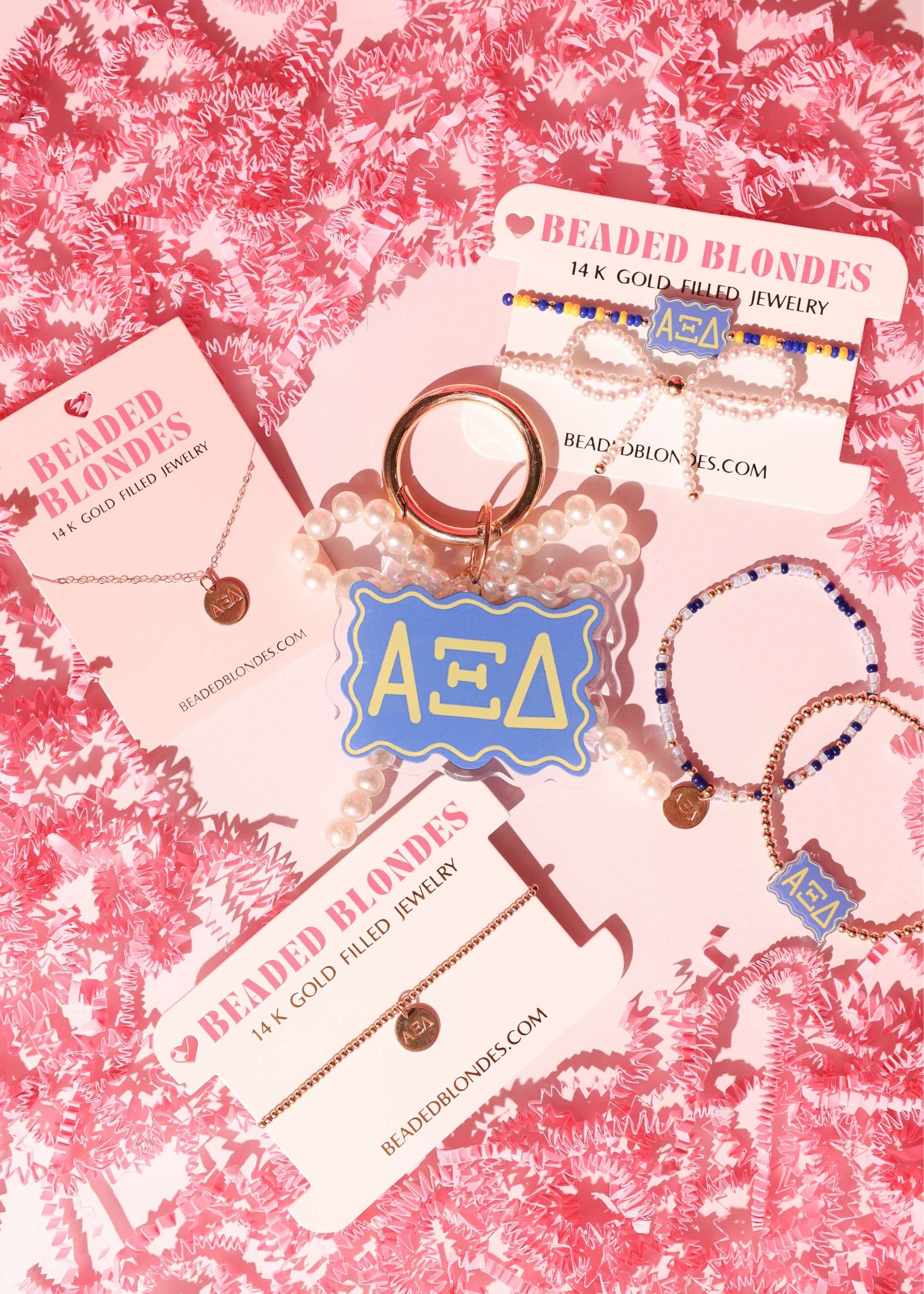 Alpha Xi Delta Bag & Boot Charm