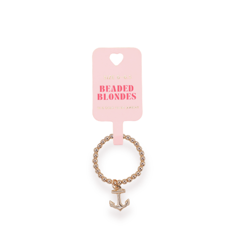 Anchor Charm Ring