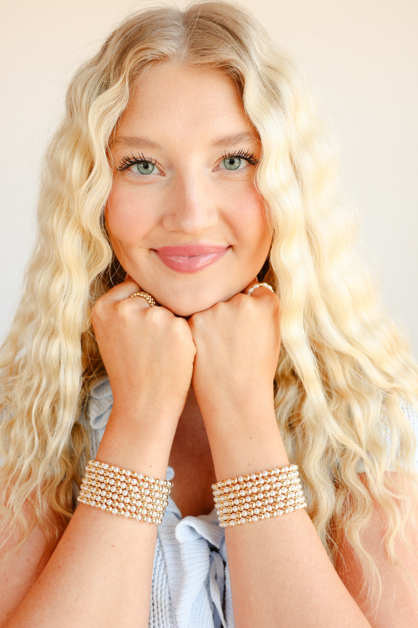 Anna Pearl Bracelet in Gold
