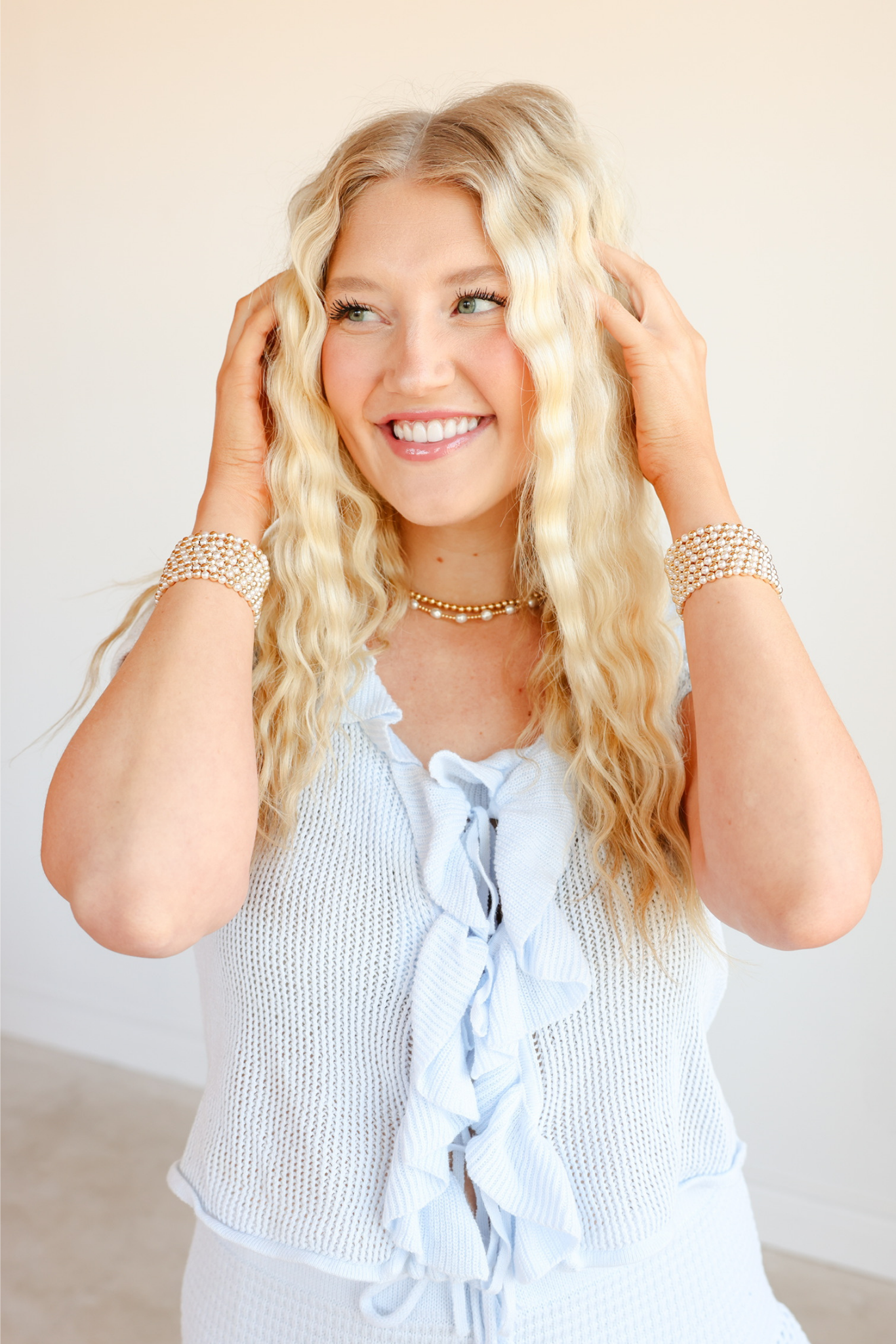 Anna Pearl Bracelet in Gold