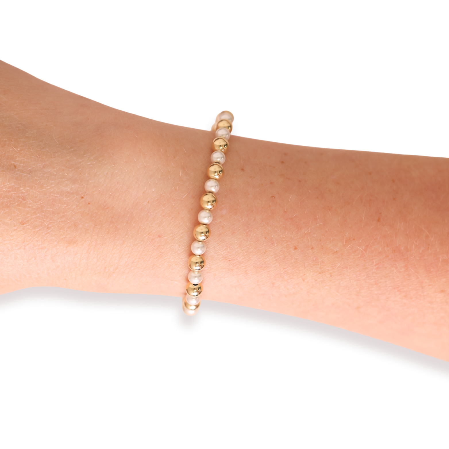 Anna Pearl Bracelet in Gold
