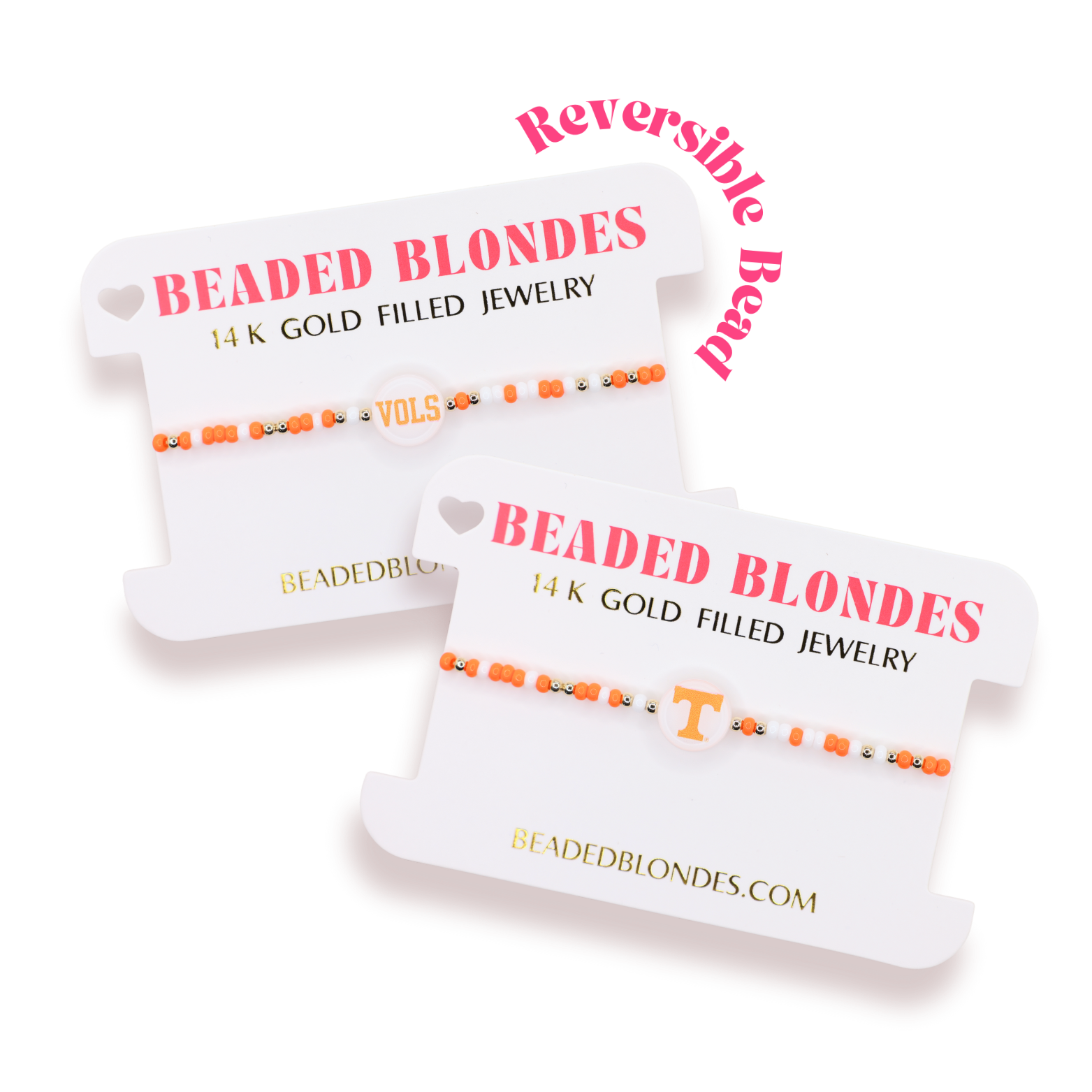 Tennessee Logo Flip Bracelet on Color