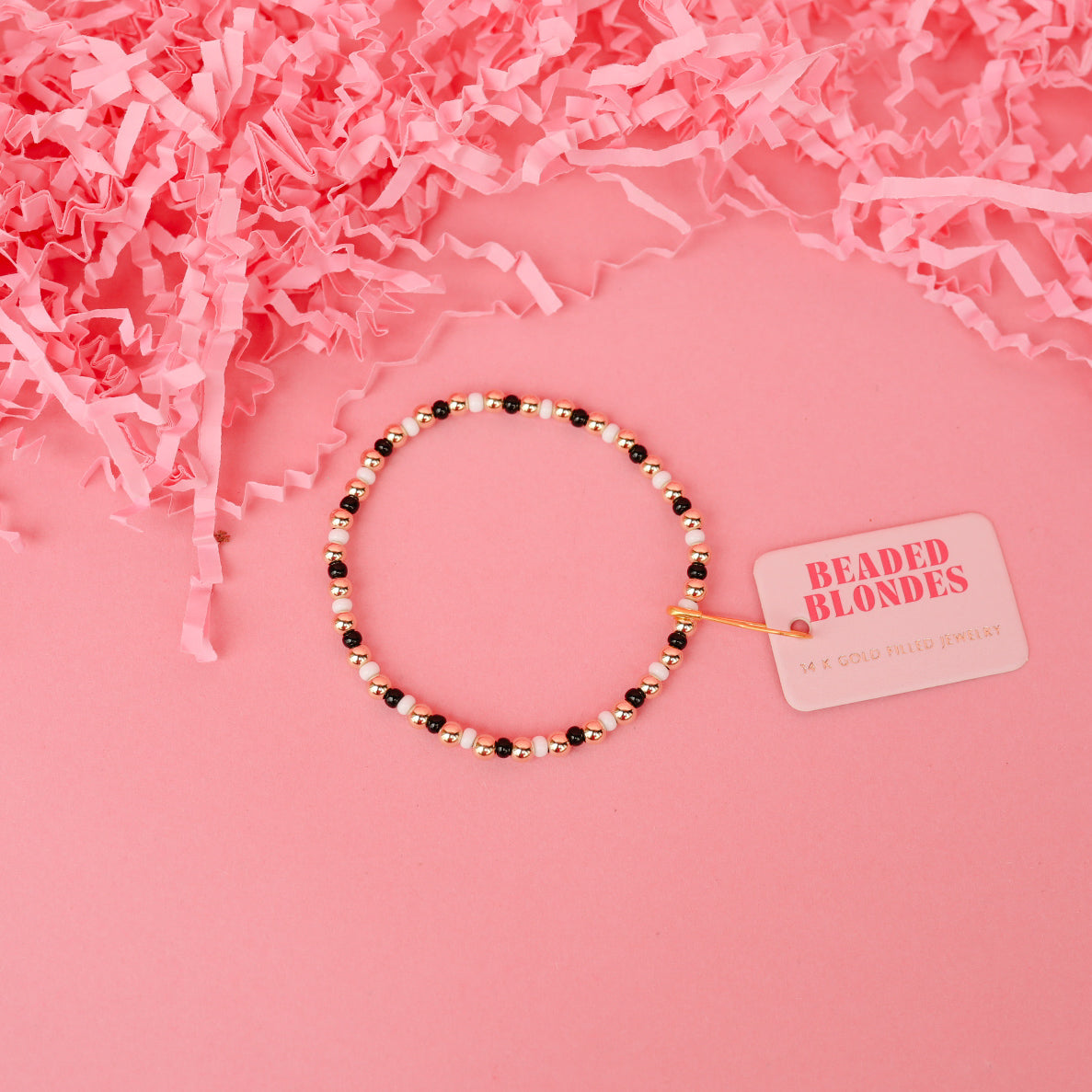 Demi Bracelet in Black & White