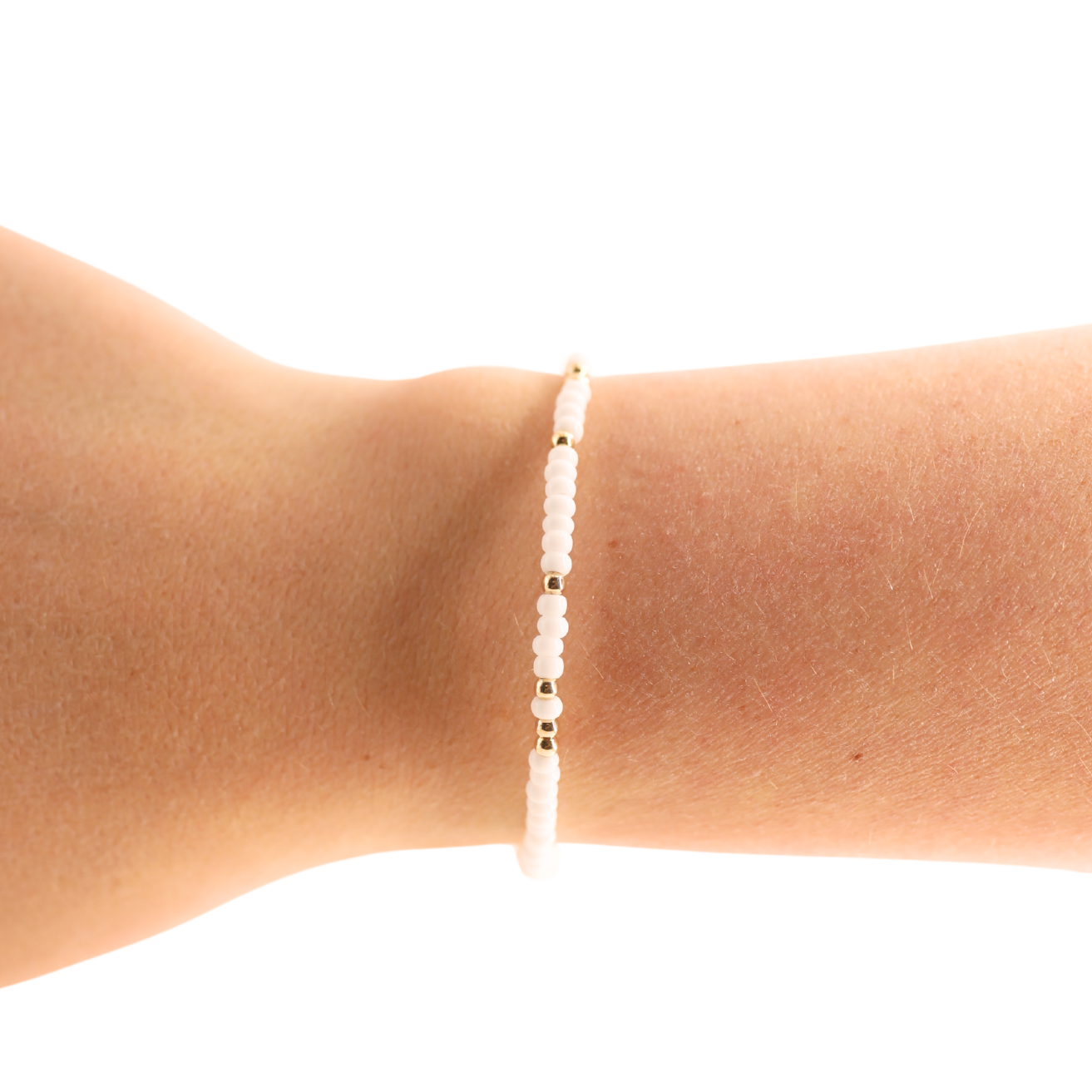 White Sprinkle Bracelet (Kids Size)