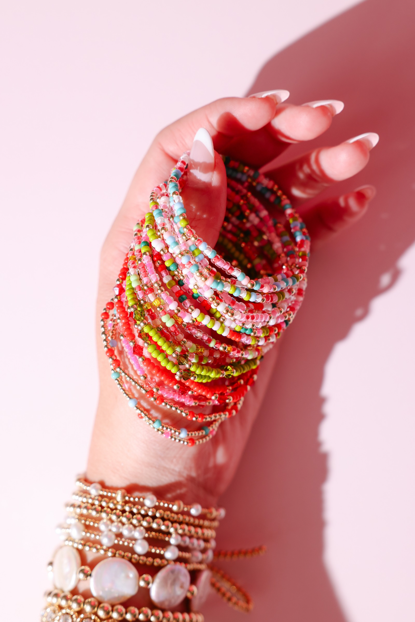 Eleanor Bracelet in Hot Pink