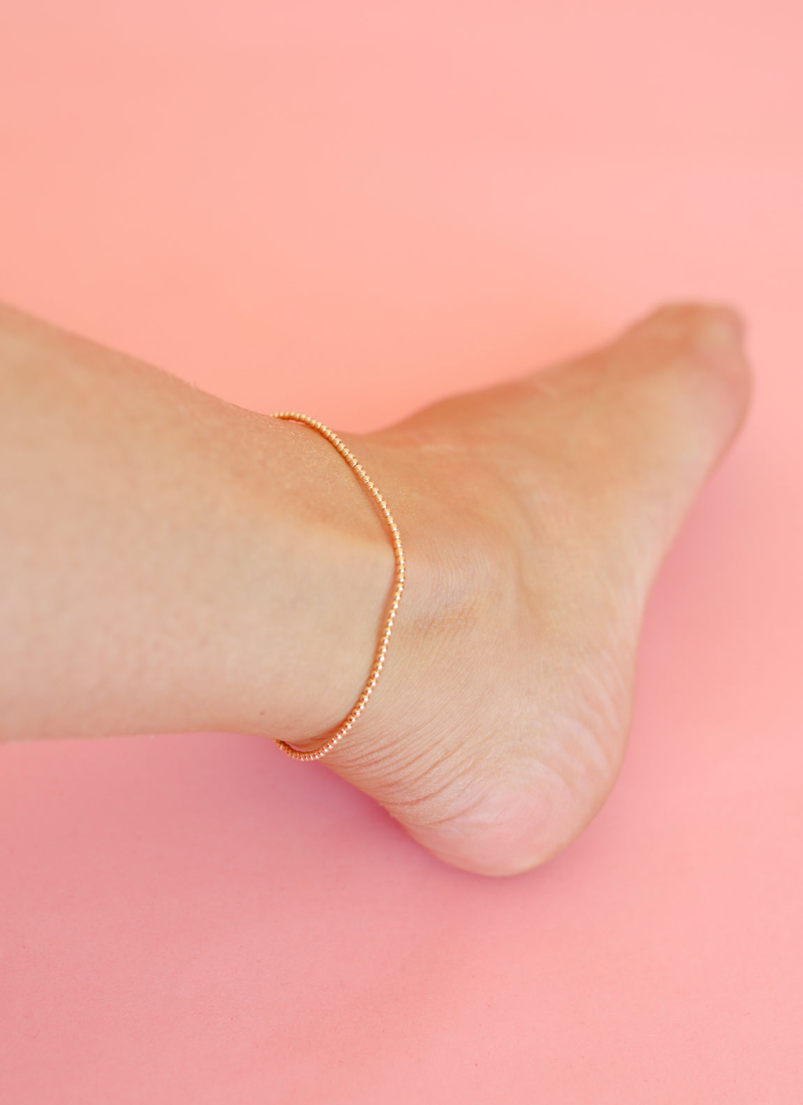 2MM Gold Anklet