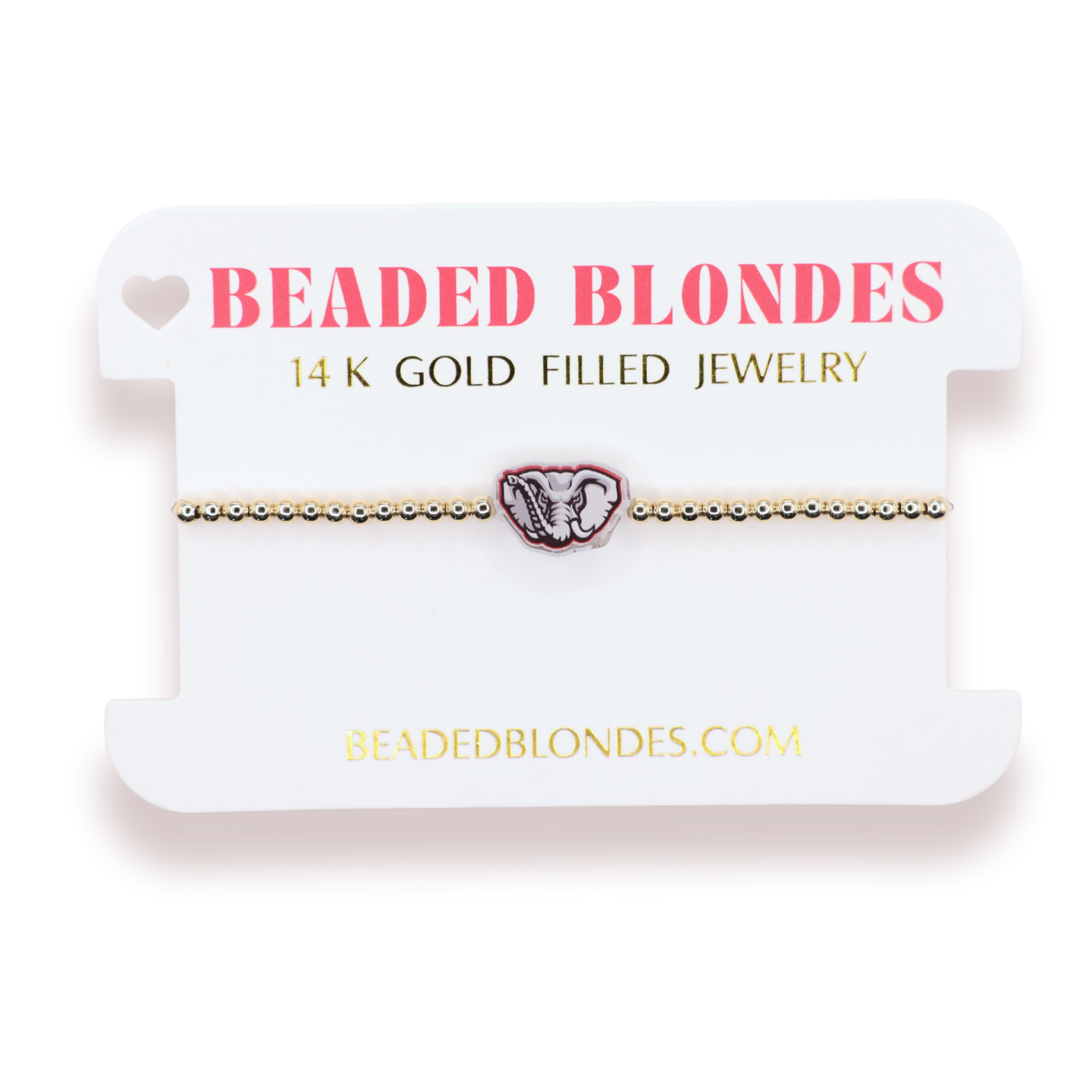 Big Al Mascot Bracelet on Gold