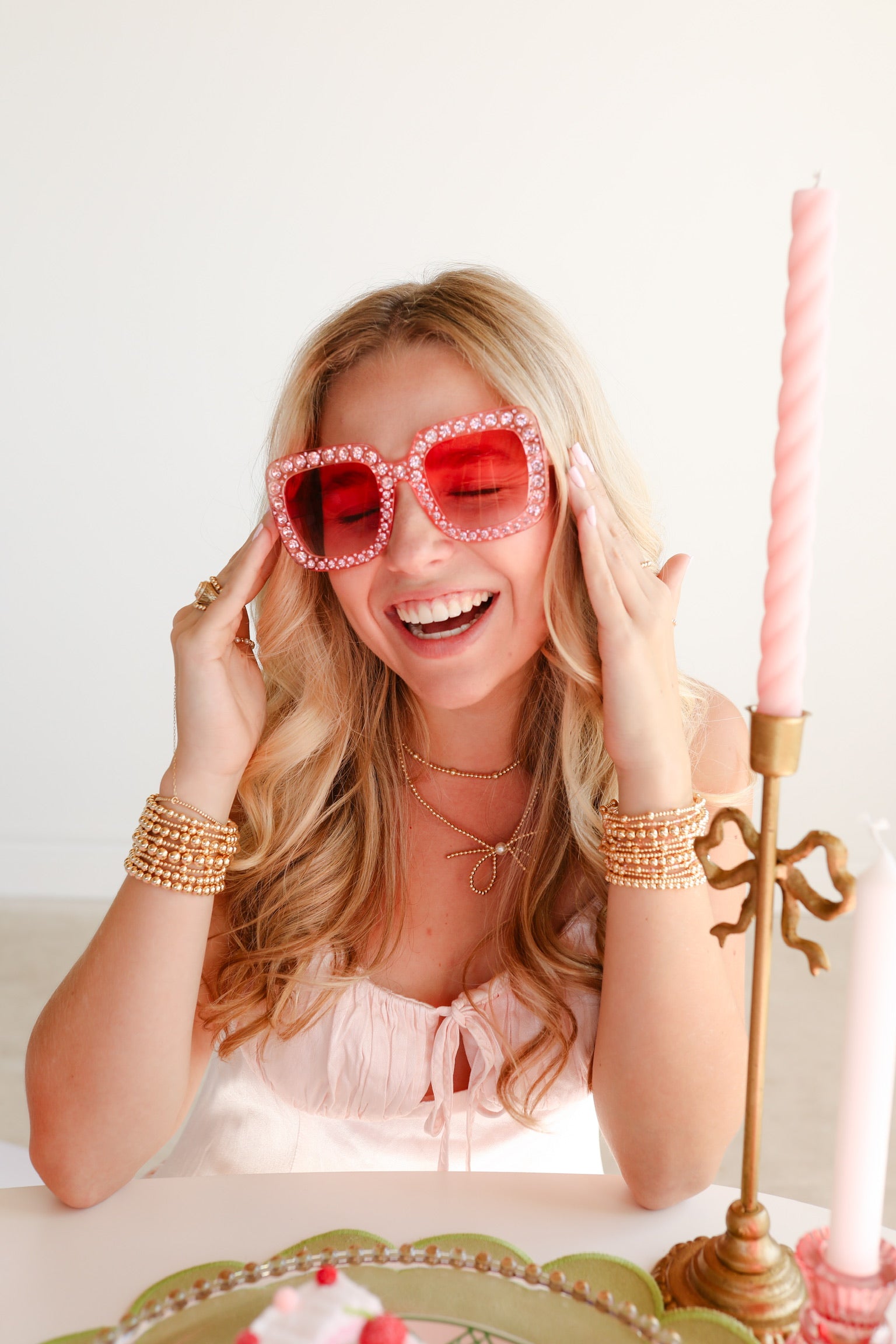 Blush Pink Kim Bracelet