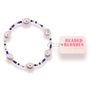 Cobalt Blue and White Sadie Sprinkle Bracelet