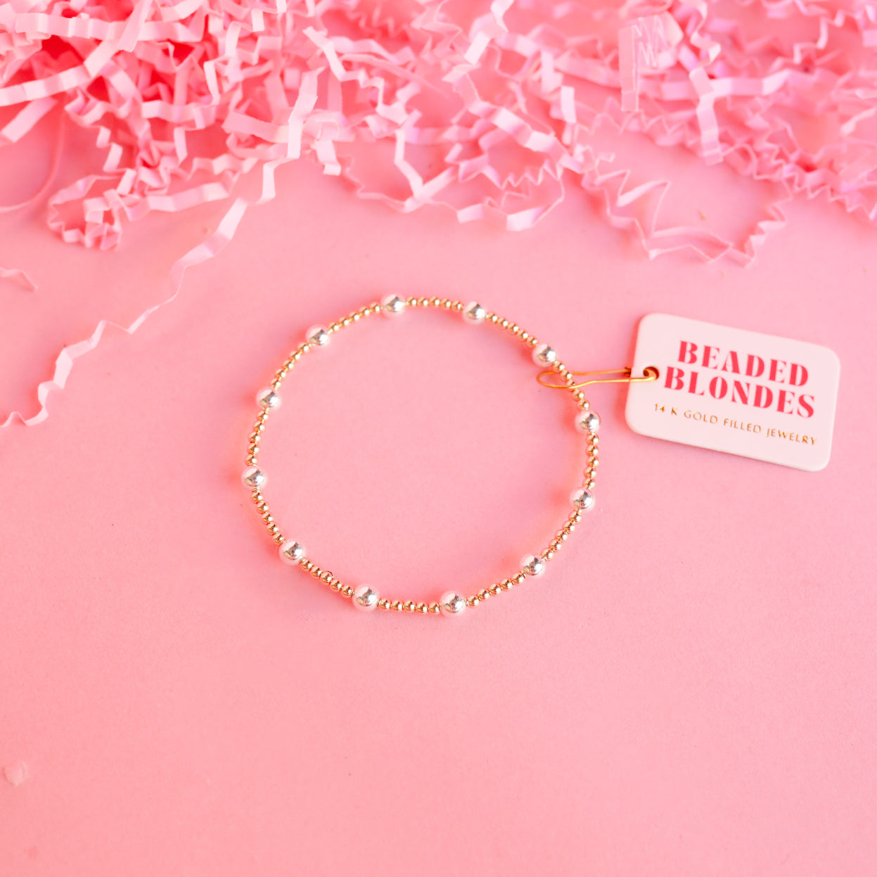 Lively Bracelet in Gold with Silver