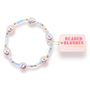 Powder Blue and White Sadie Sprinkle Bracelet