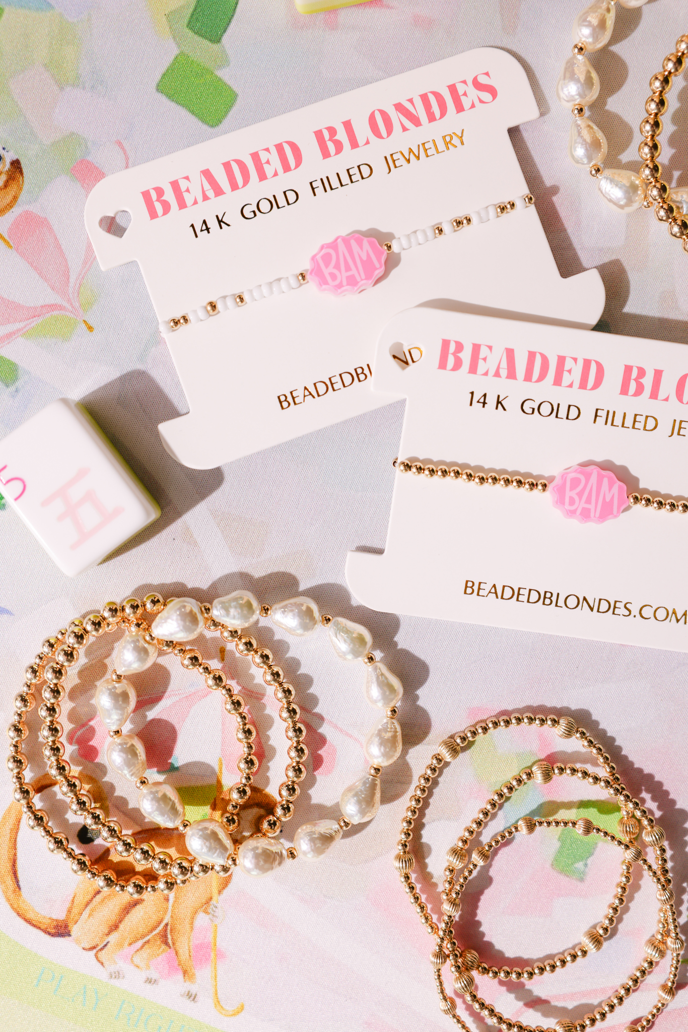 Bam Bracelet on Gold