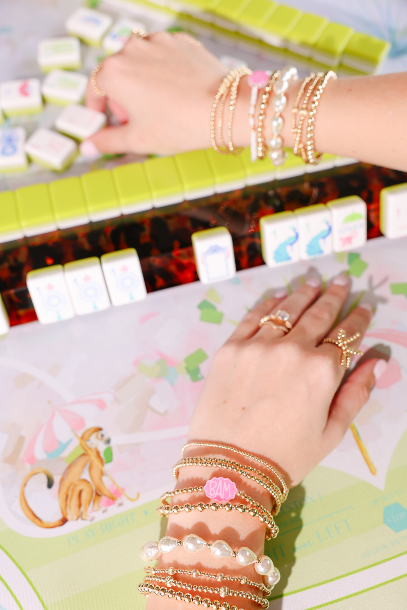 Bam Bracelet on Gold