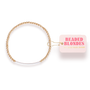 Bar Bracelet in Gold with Silver