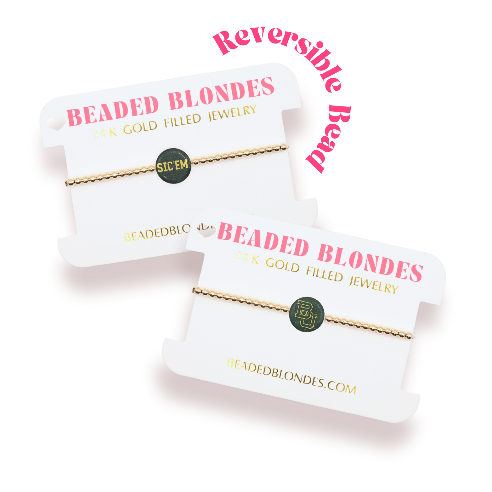 Baylor/ Sic Em Logo Bow Stack of 3