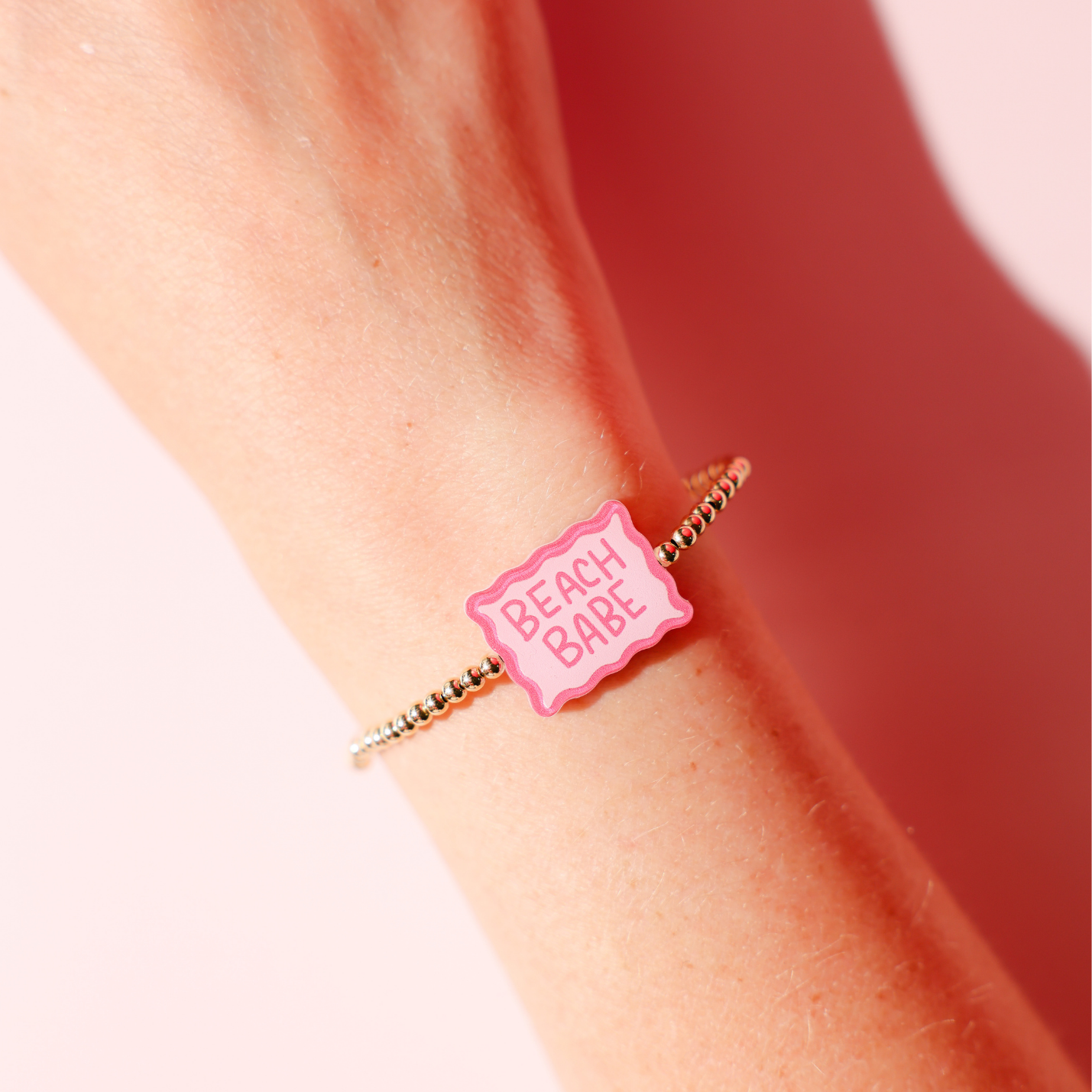 Beach Babe Bracelet on Gold