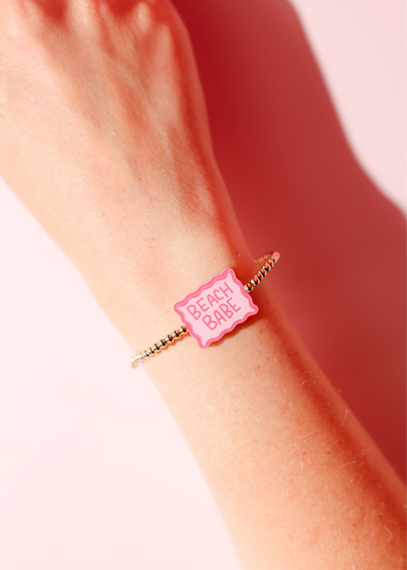Beach Babe Bracelet on Gold