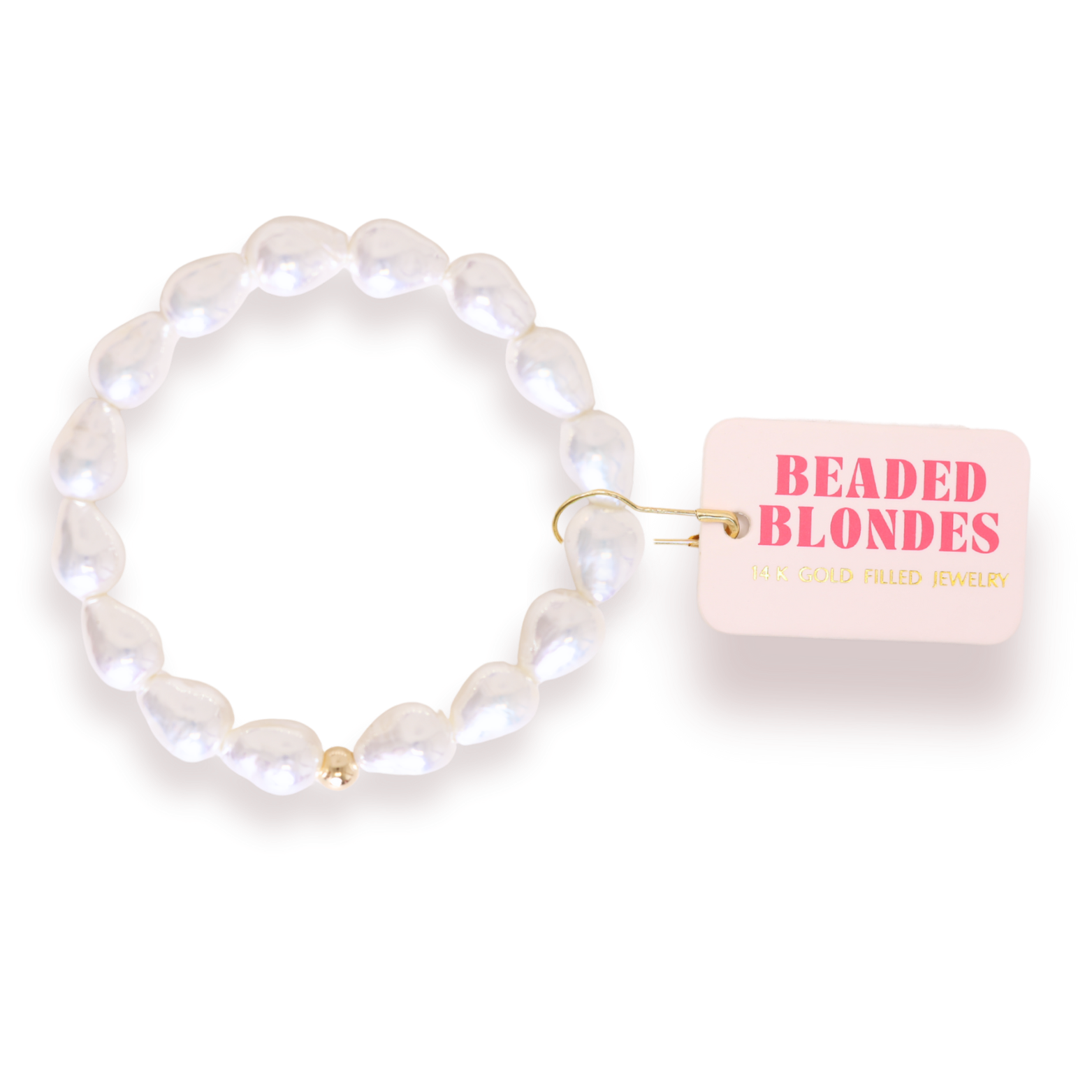 Bella Pearl Bracelet in Gold