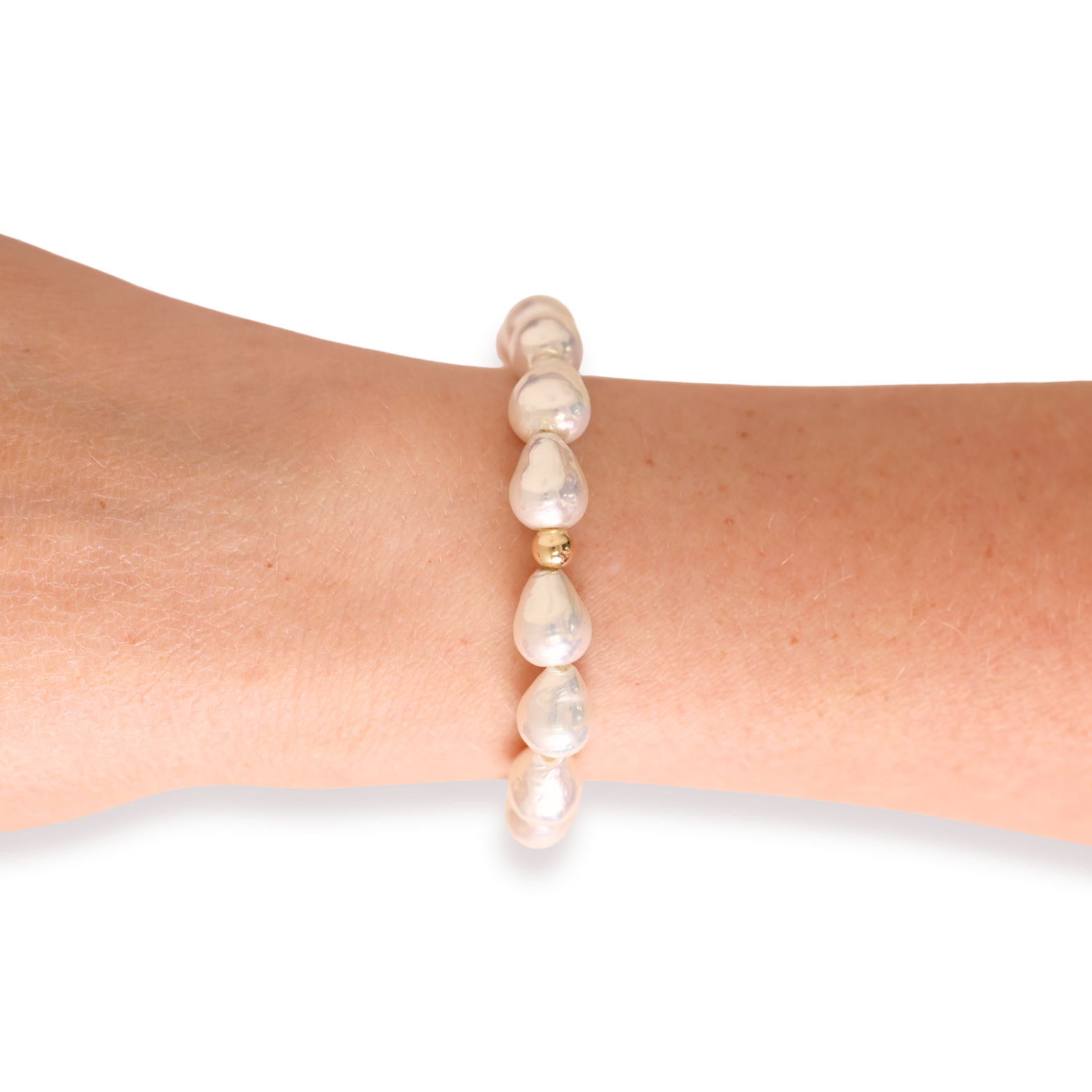 Bella Pearl Bracelet in Gold