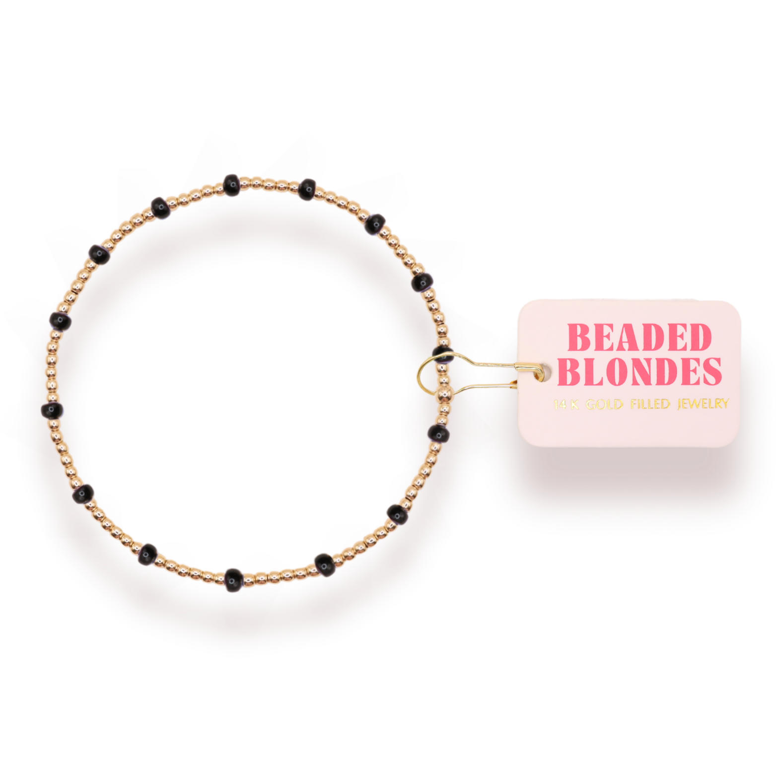 Black Dainty Poppi Bracelet