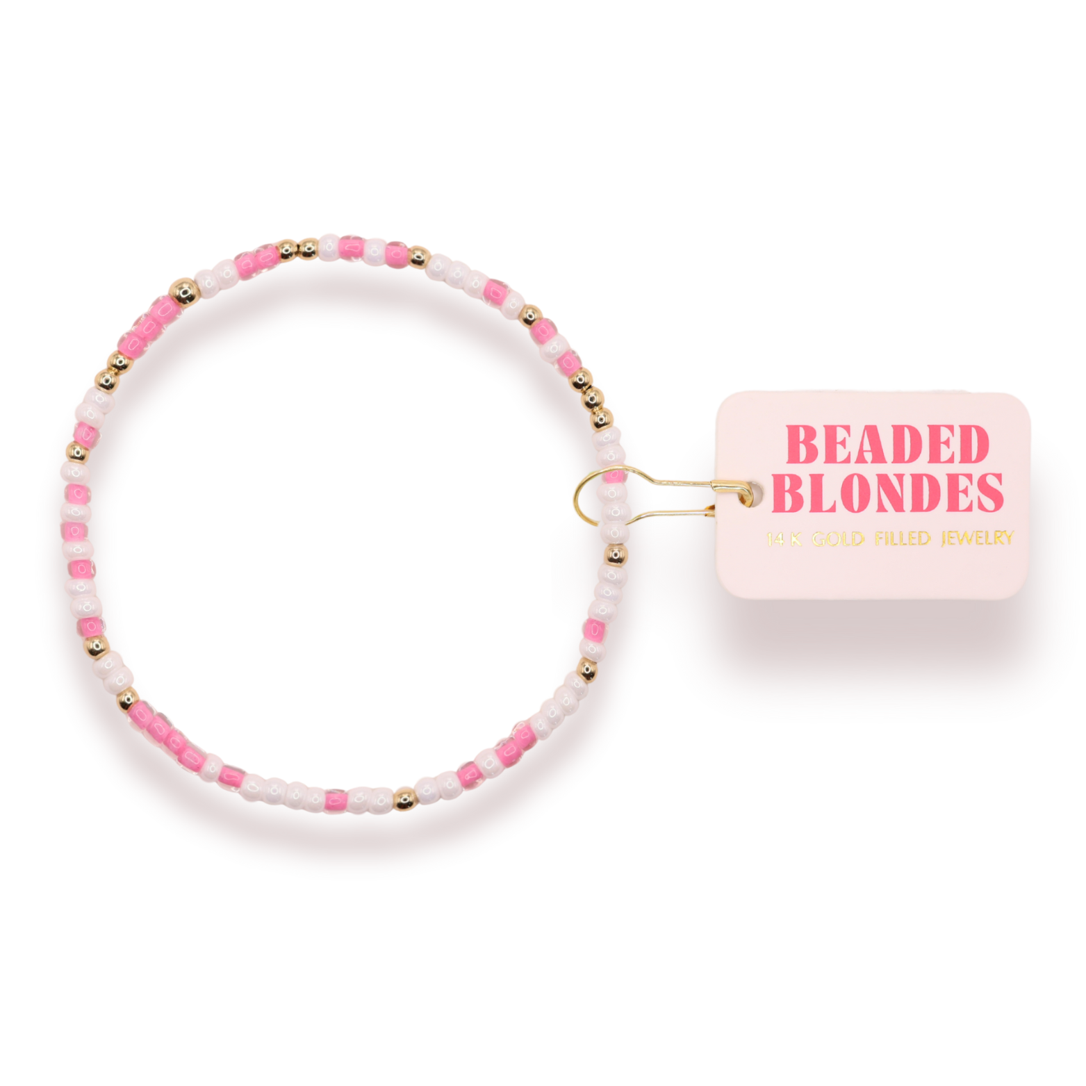 Breast Cancer Awareness Pink Sprinkle Bracelet