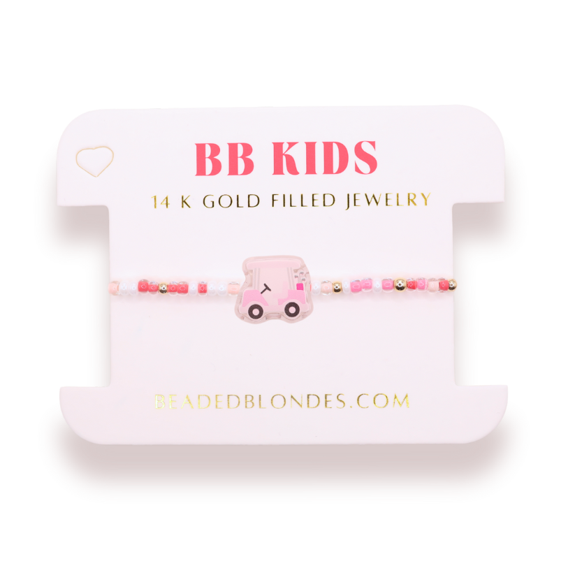Golf Cart Sprinkle Bracelet (Kids Size)