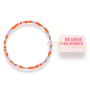 Orange and Lilac Sprinkle Bracelet
