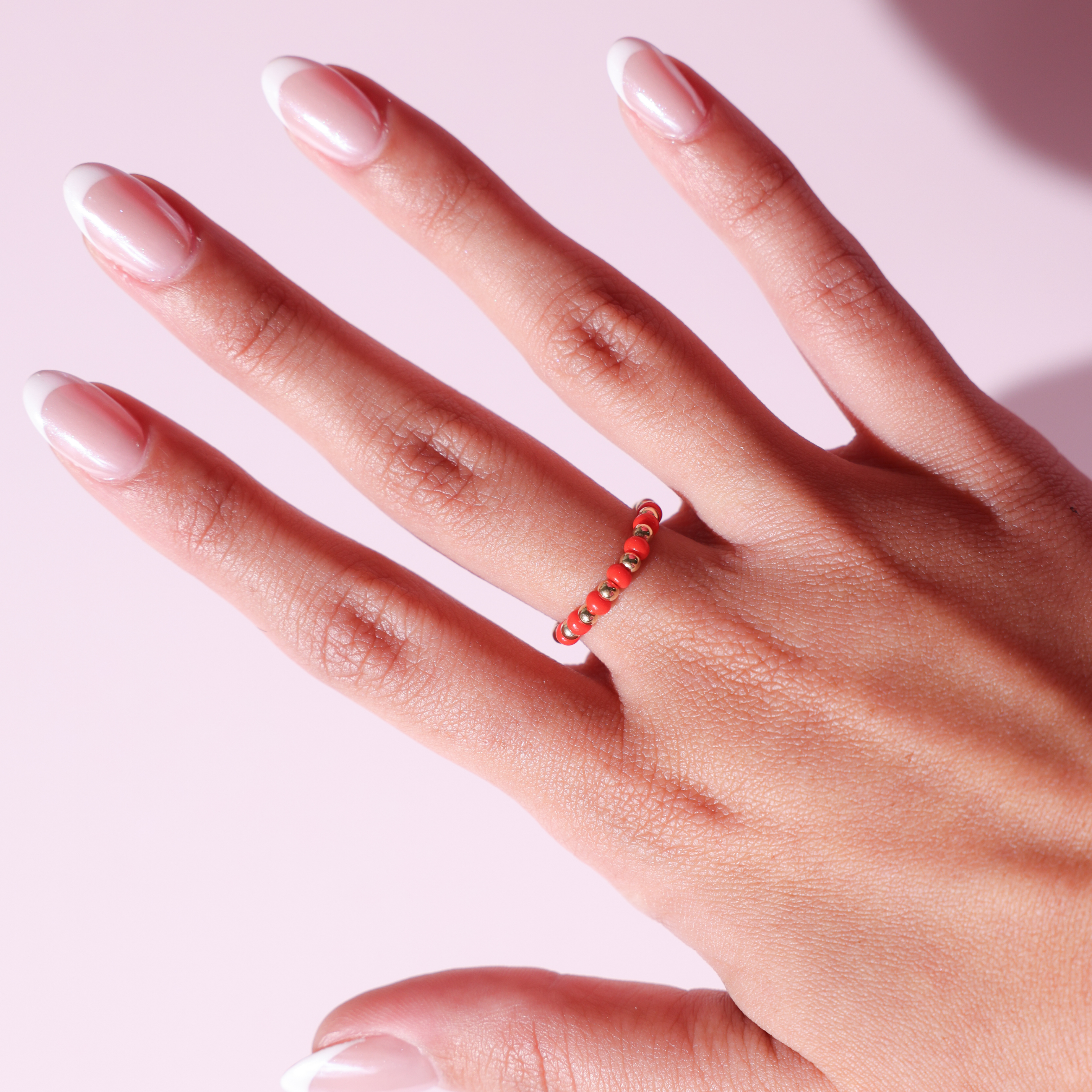 The Poppi Ring in Bright Red