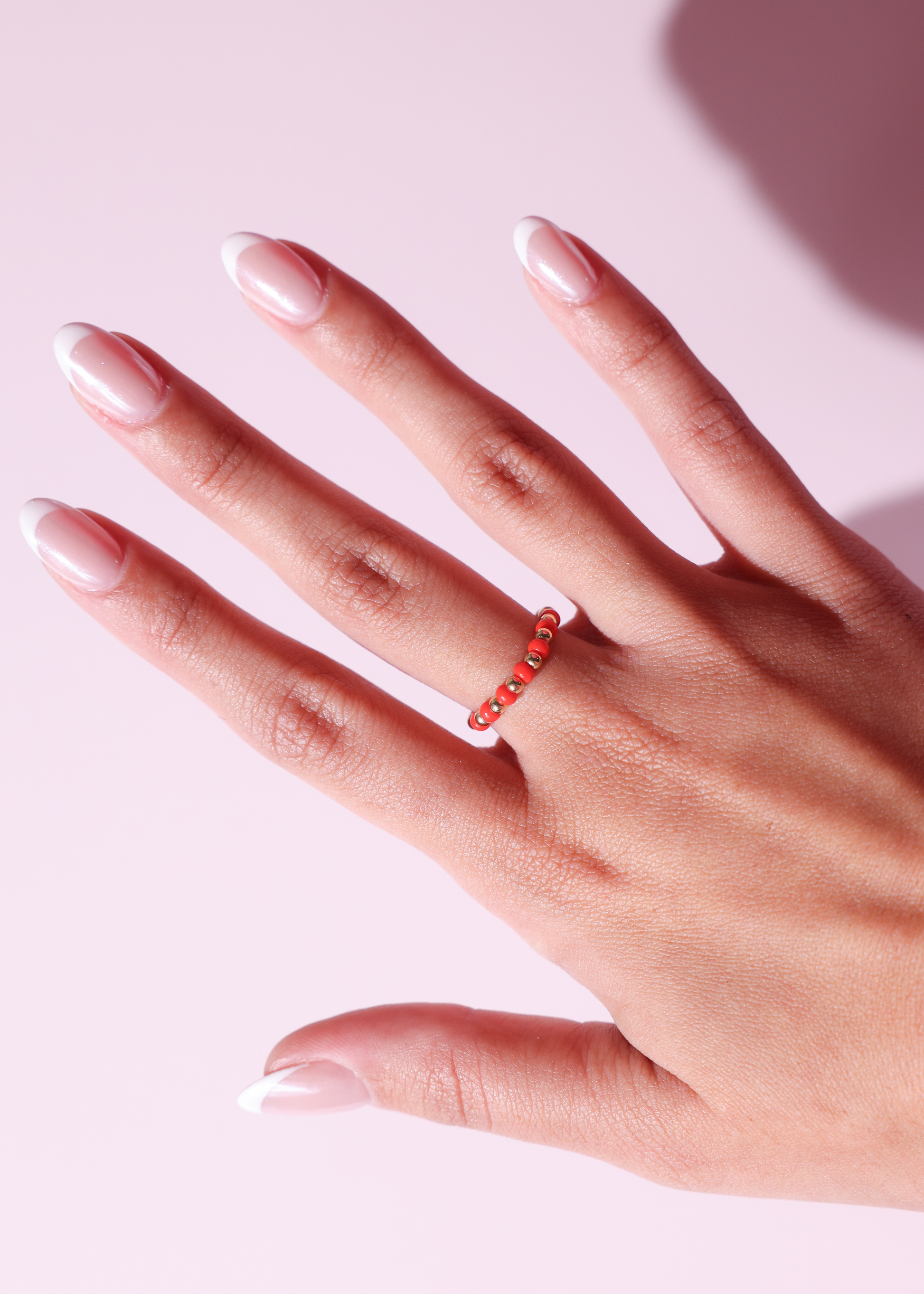 The Poppi Ring in Bright Red