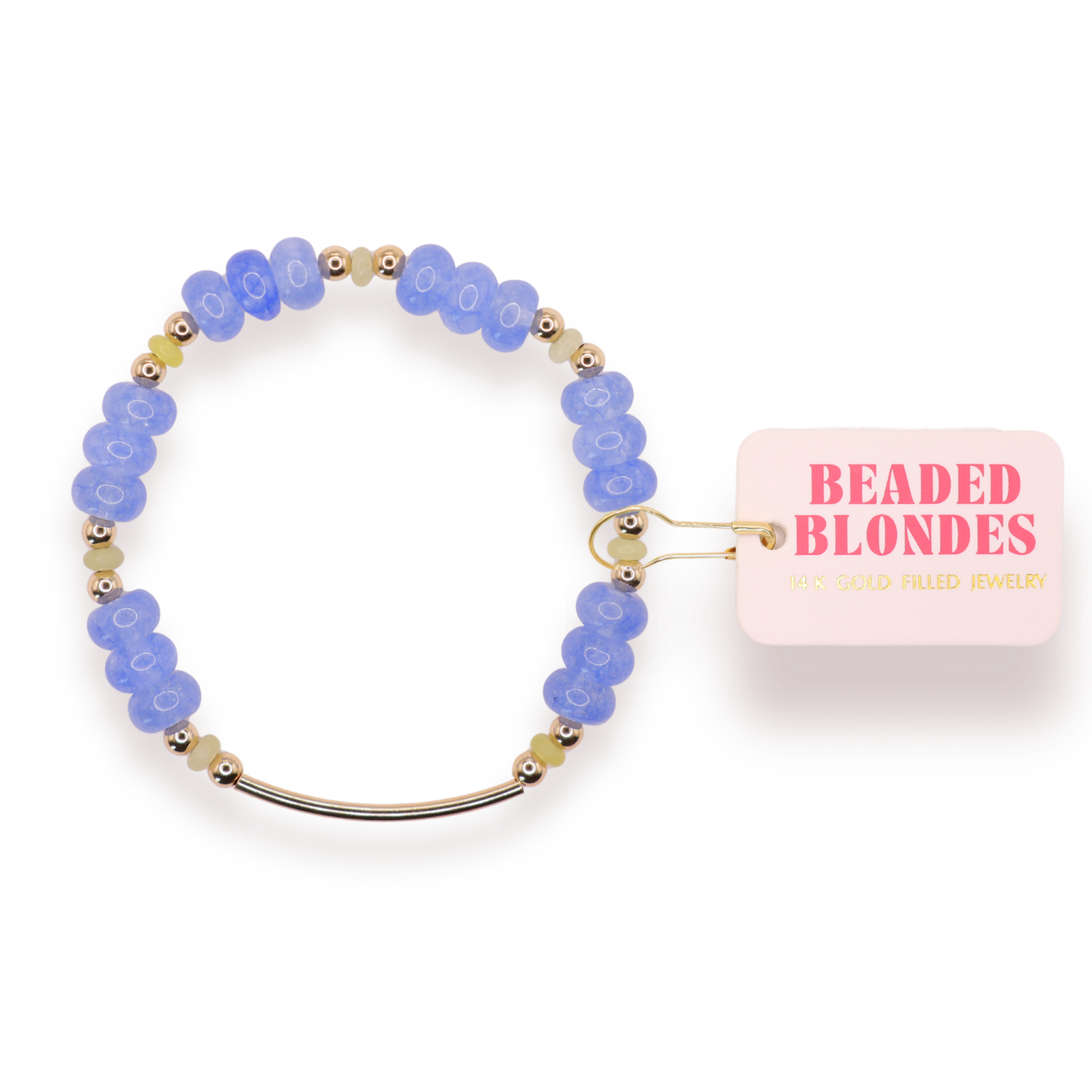 Brittany Bar Bracelet in Blue and Green