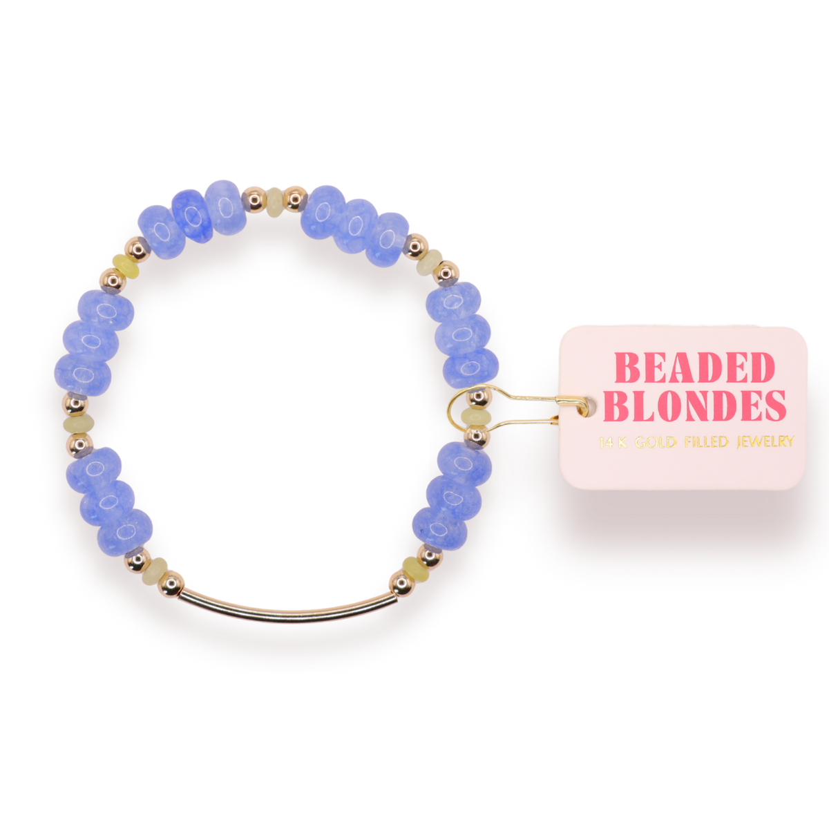 Brittany Bar Bracelet in Blue and Green