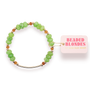 Brittany Bar Bracelet in Green and Brown