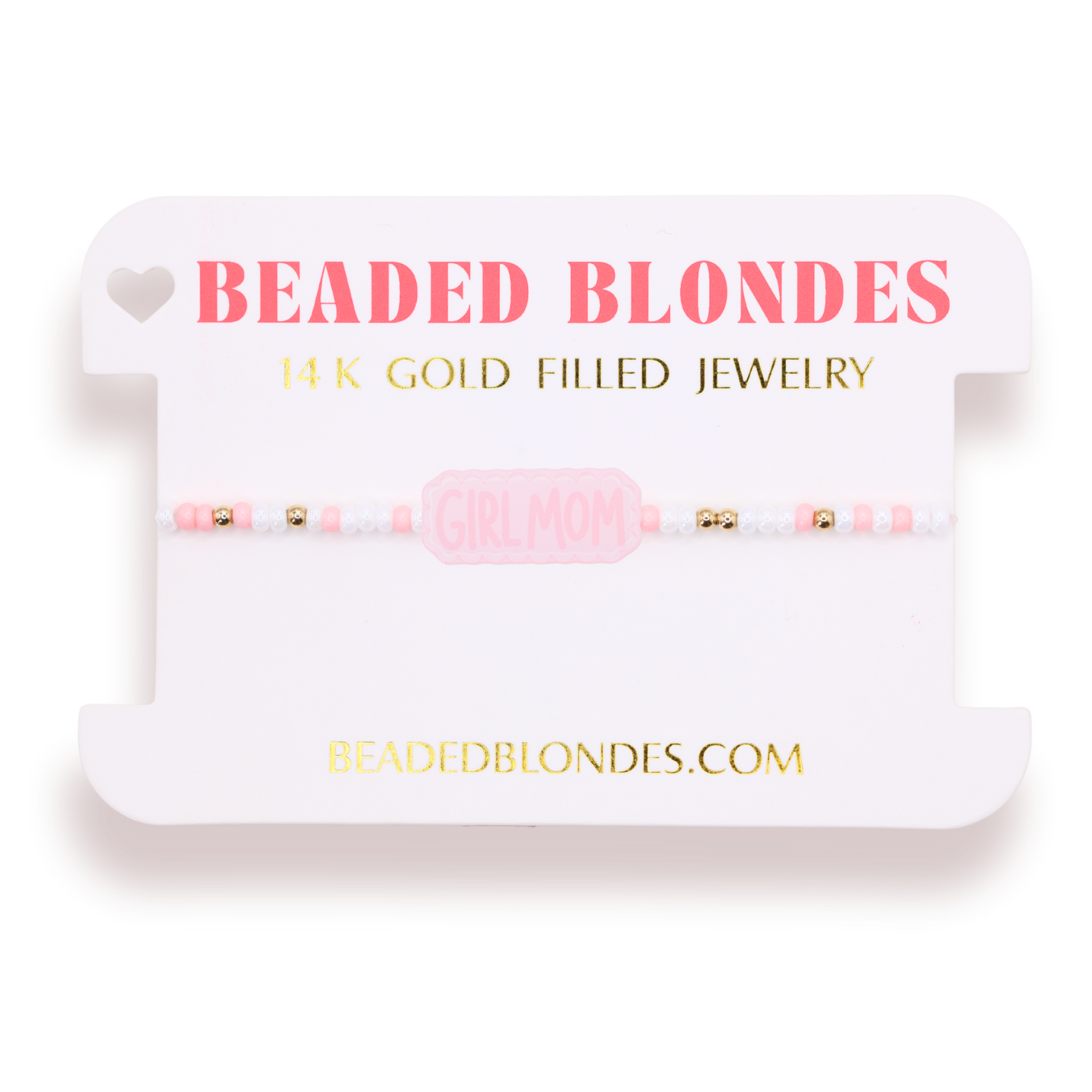 Girl Mom Bracelet on Color