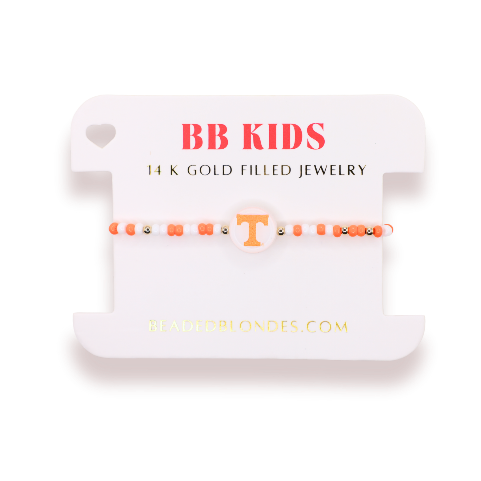 Tennessee Logo Flip Bracelet on Color (Kids Size)