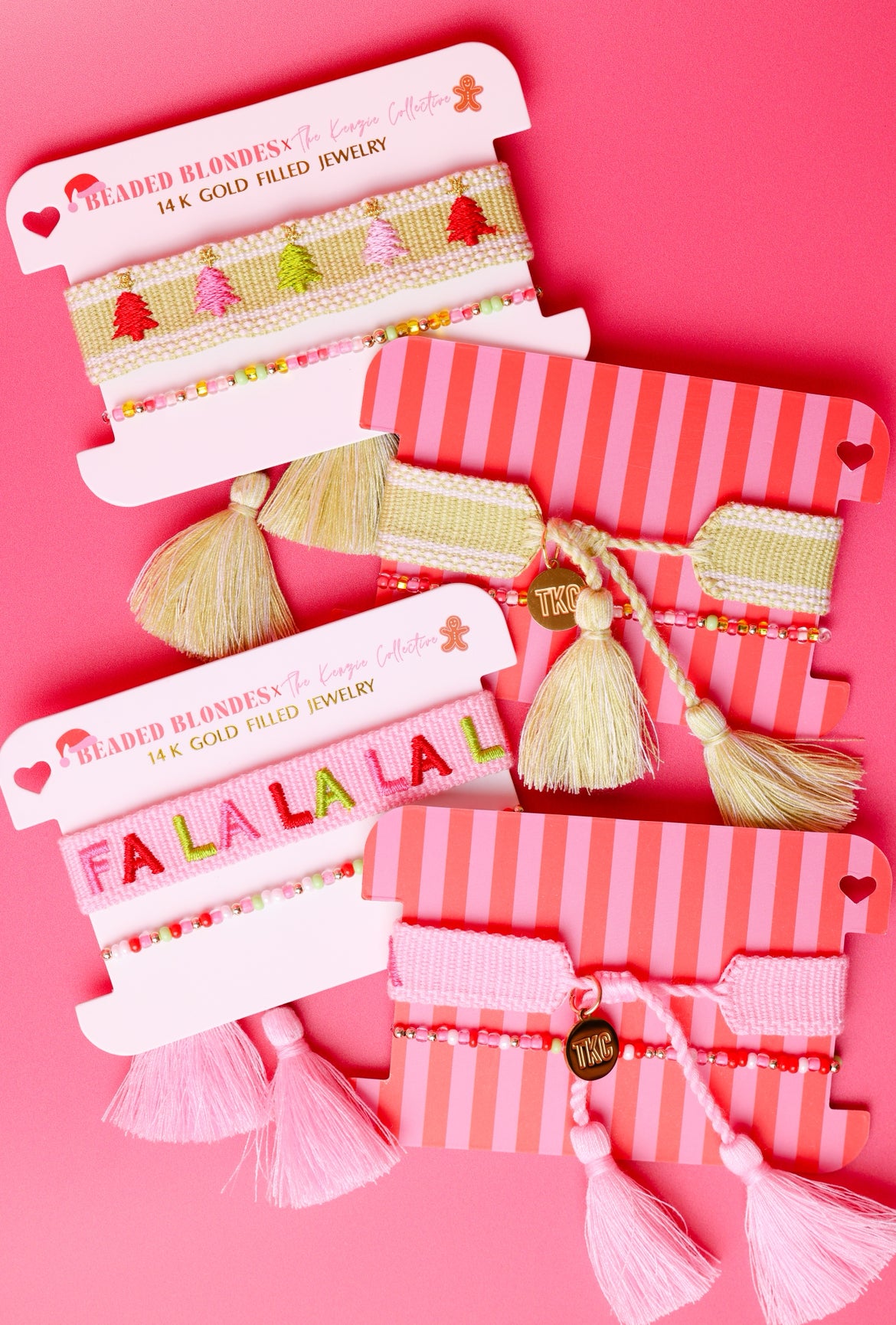 Christmas Trees BB X KC Christmas Tassel Stack