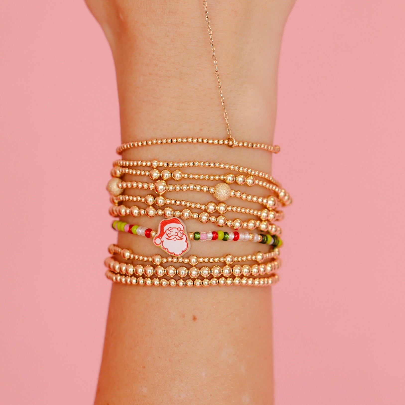 Santa Sprinkle Bracelet (Kids Size)