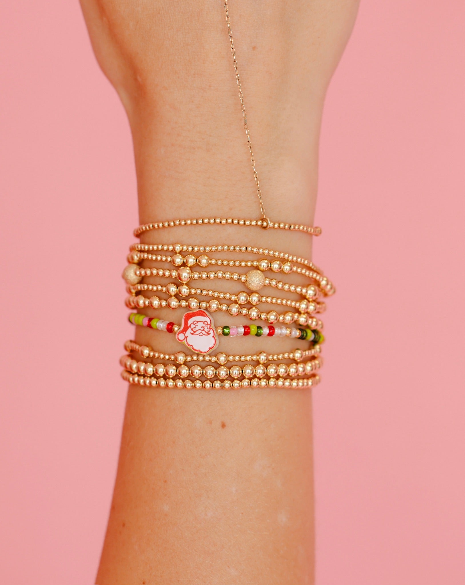 Santa Sprinkle Bracelet (Kids Size)