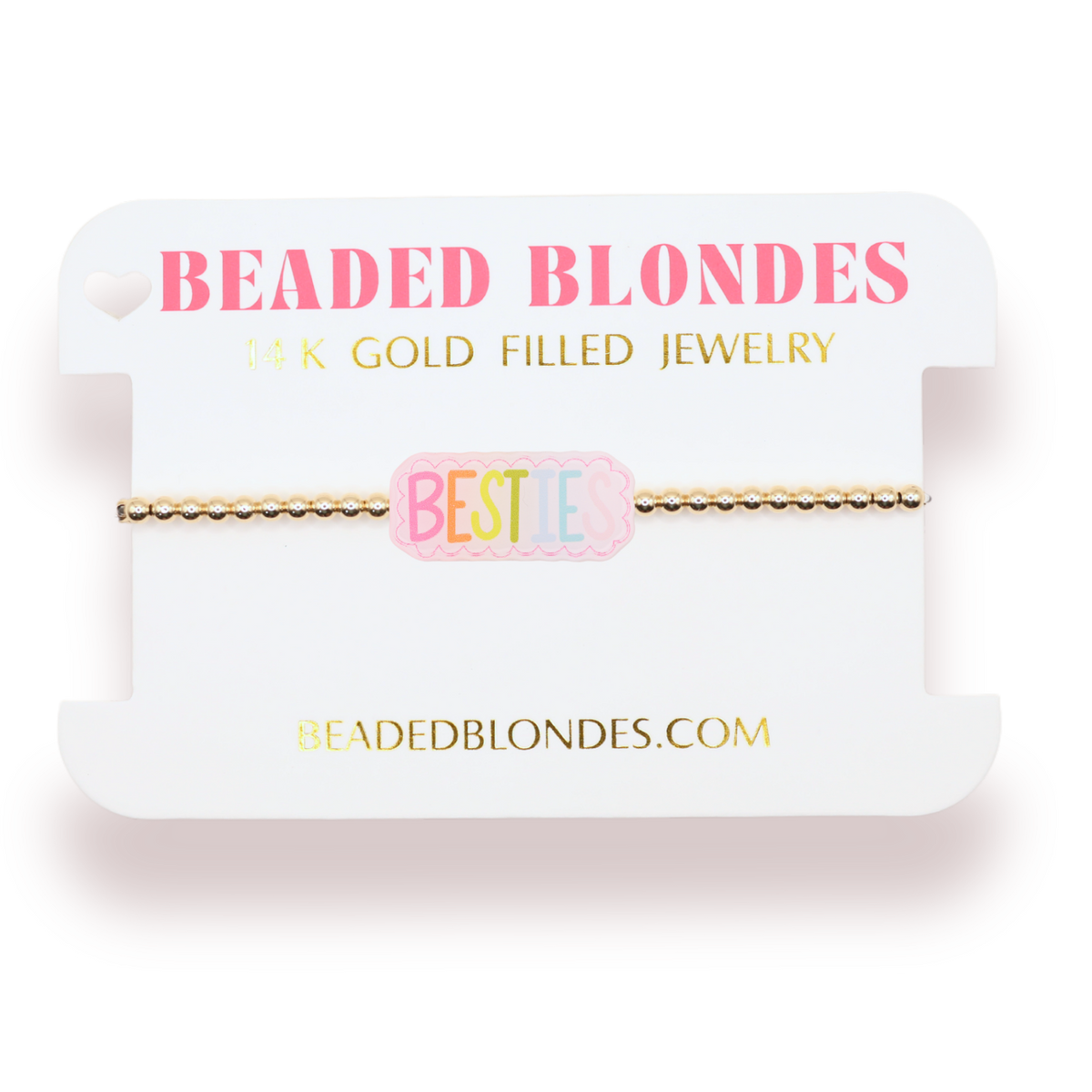 Besties Bracelet on Gold